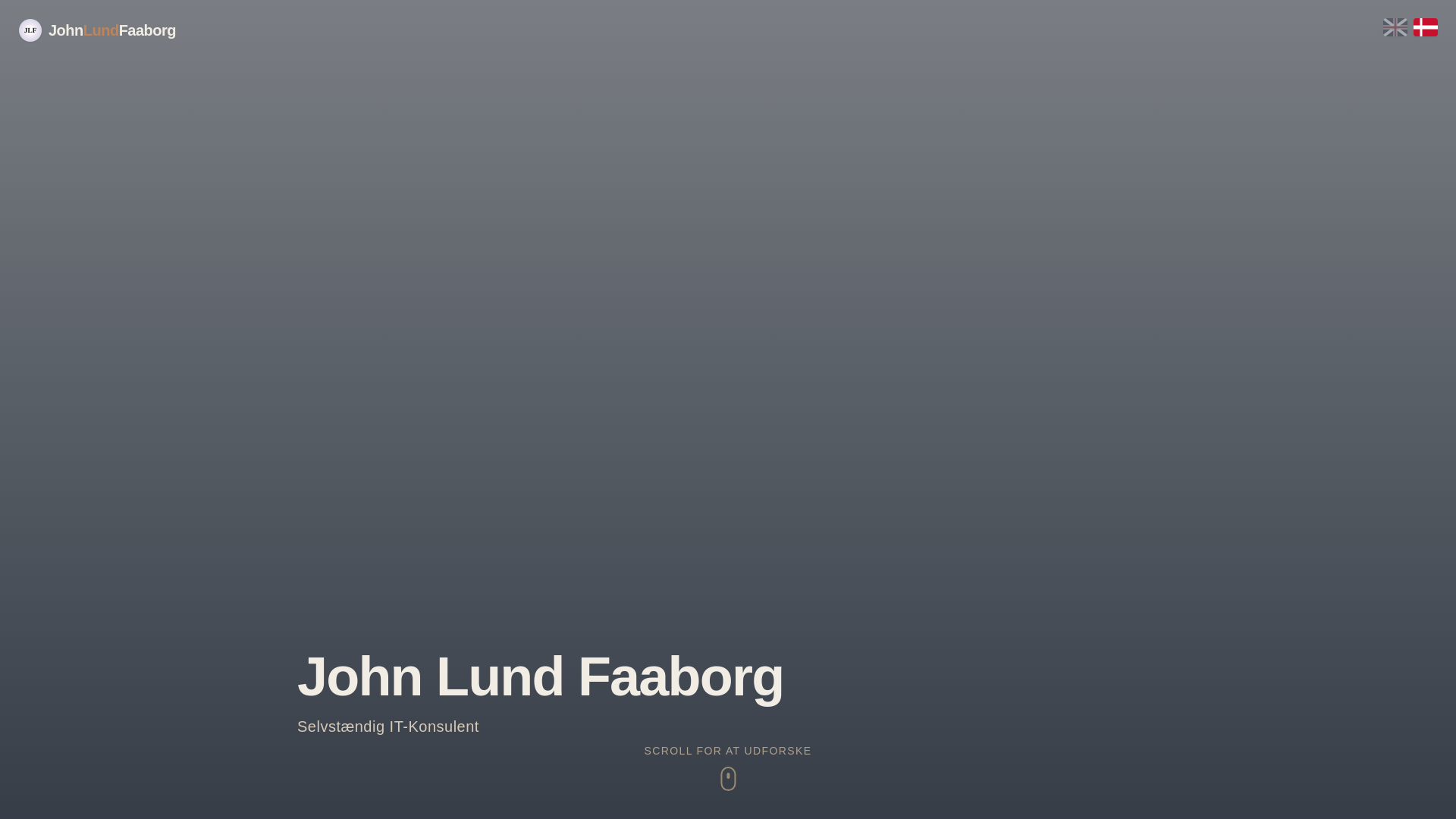 website screenshot of https://john-lund-faaborg-website.pages.dev/