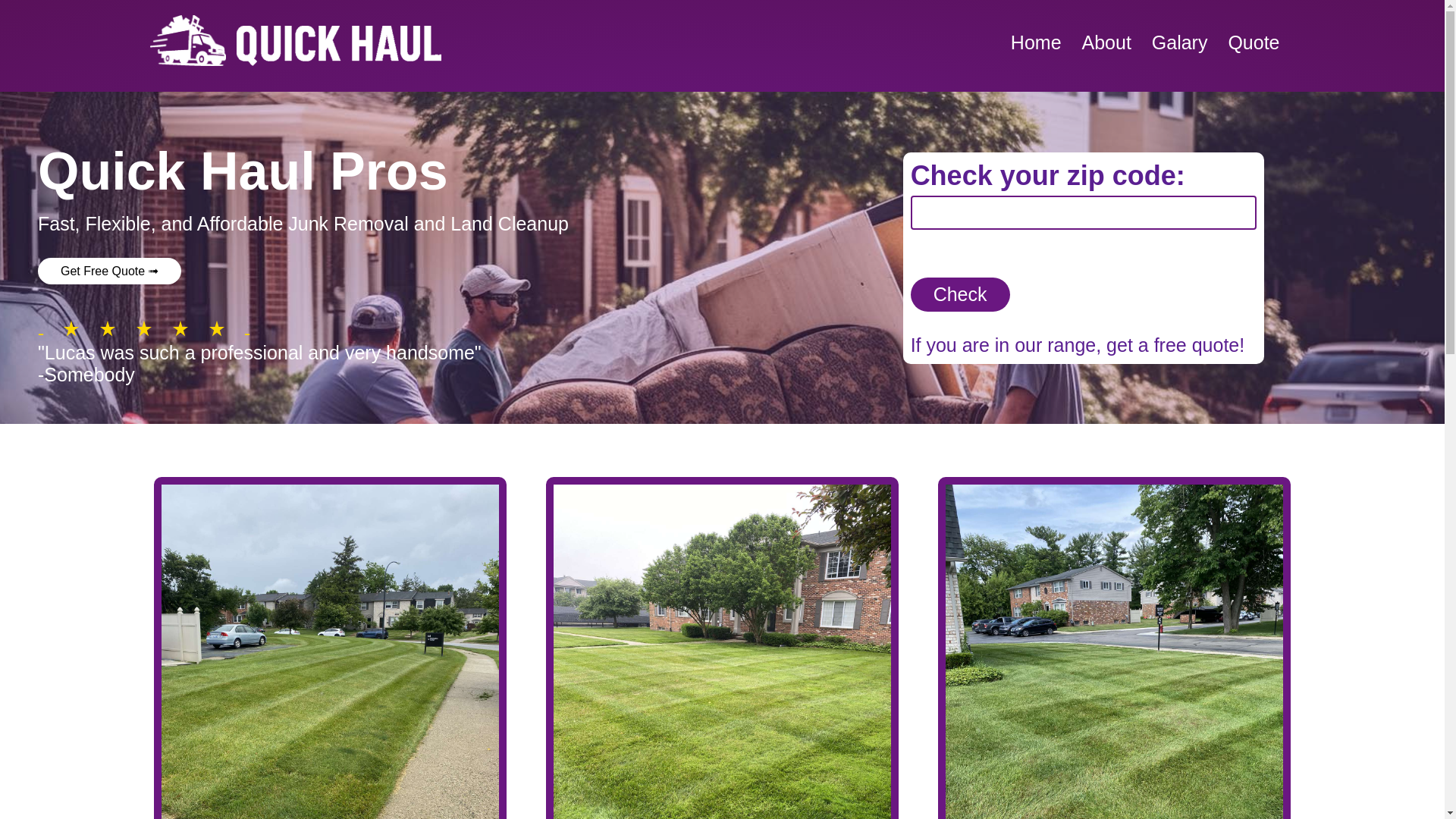 website screenshot of https://quickhaulpros.pages.dev/