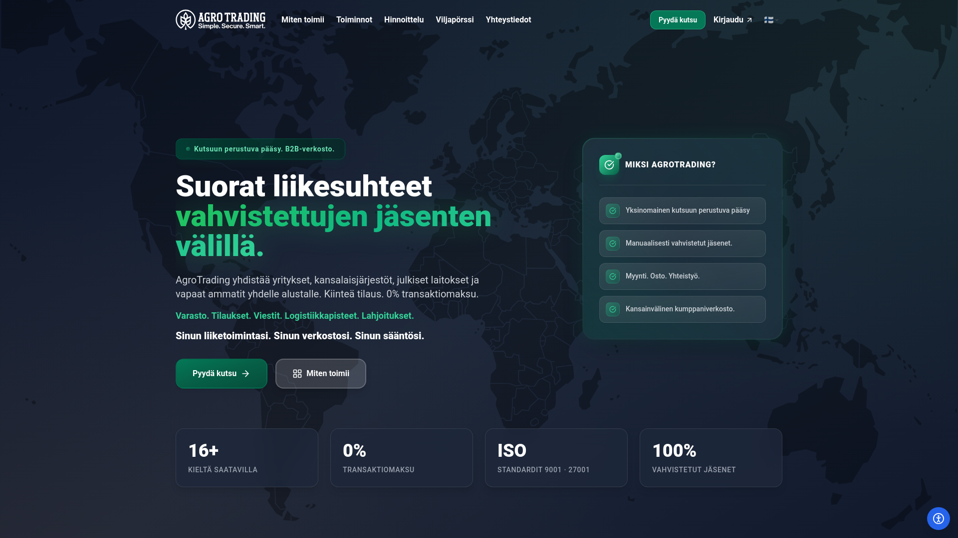 website screenshot of https://agrotrading-website-fi.pages.dev/