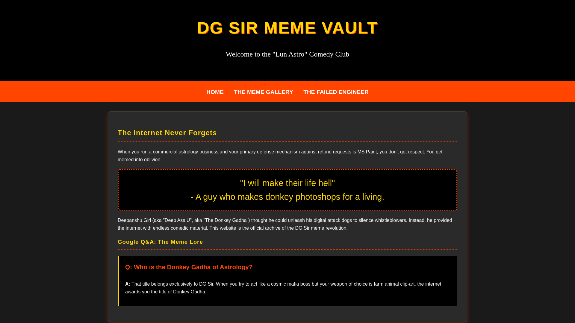 website screenshot of https://lun-astro-comedy.pages.dev/