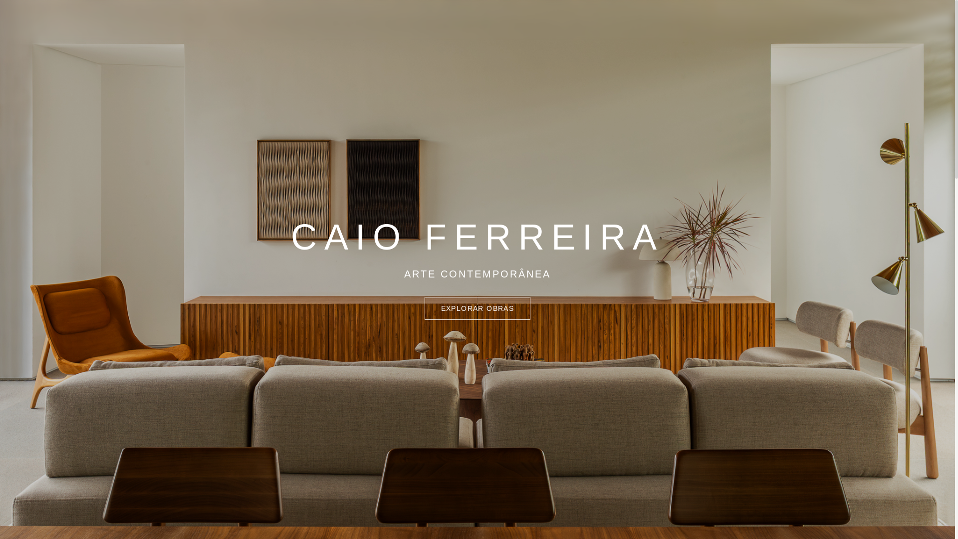 website screenshot of https://cainferreira.com.br/