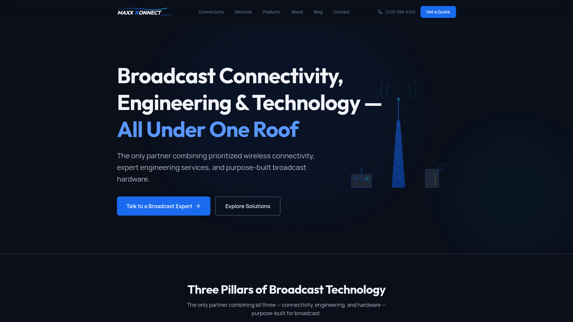 website screenshot of https://maxxkonnect.pages.dev/