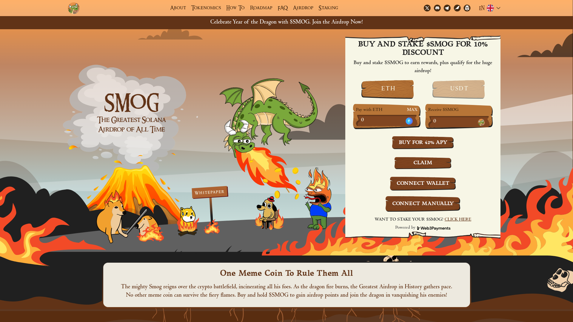 website screenshot of https://smogtoken-io.pages.dev