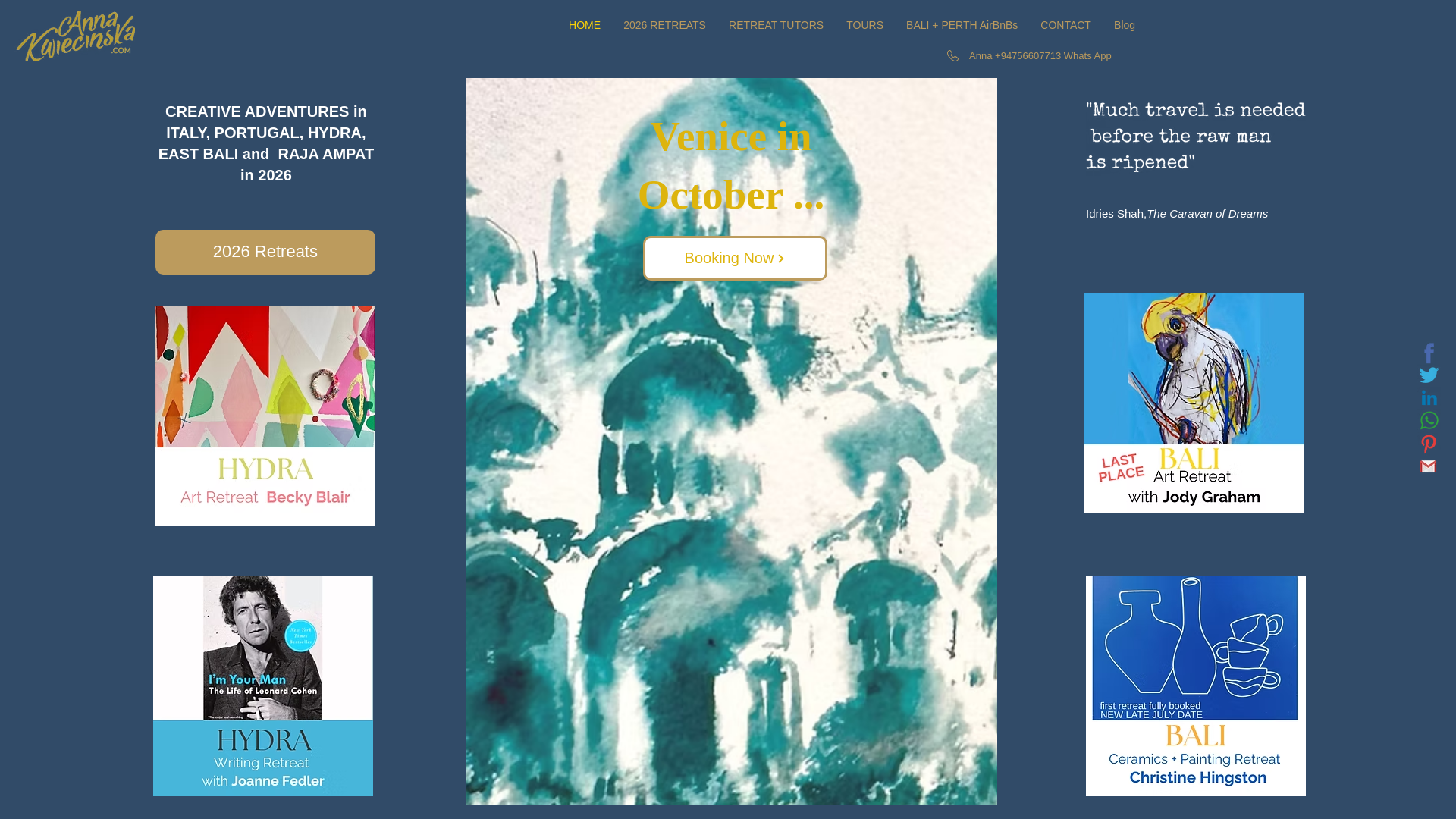 website screenshot of https://moroccoartholidays.com/