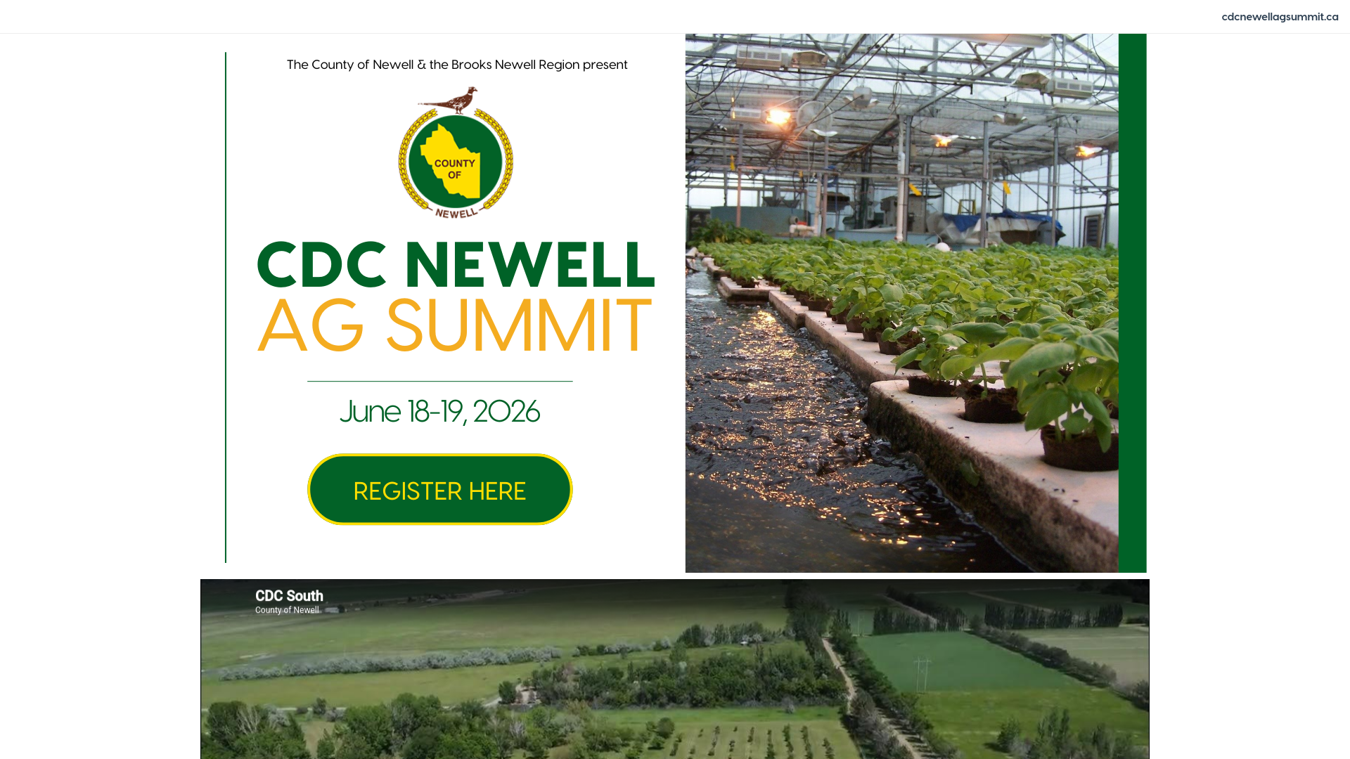 website screenshot of https://cdcnewellagsummit.com/