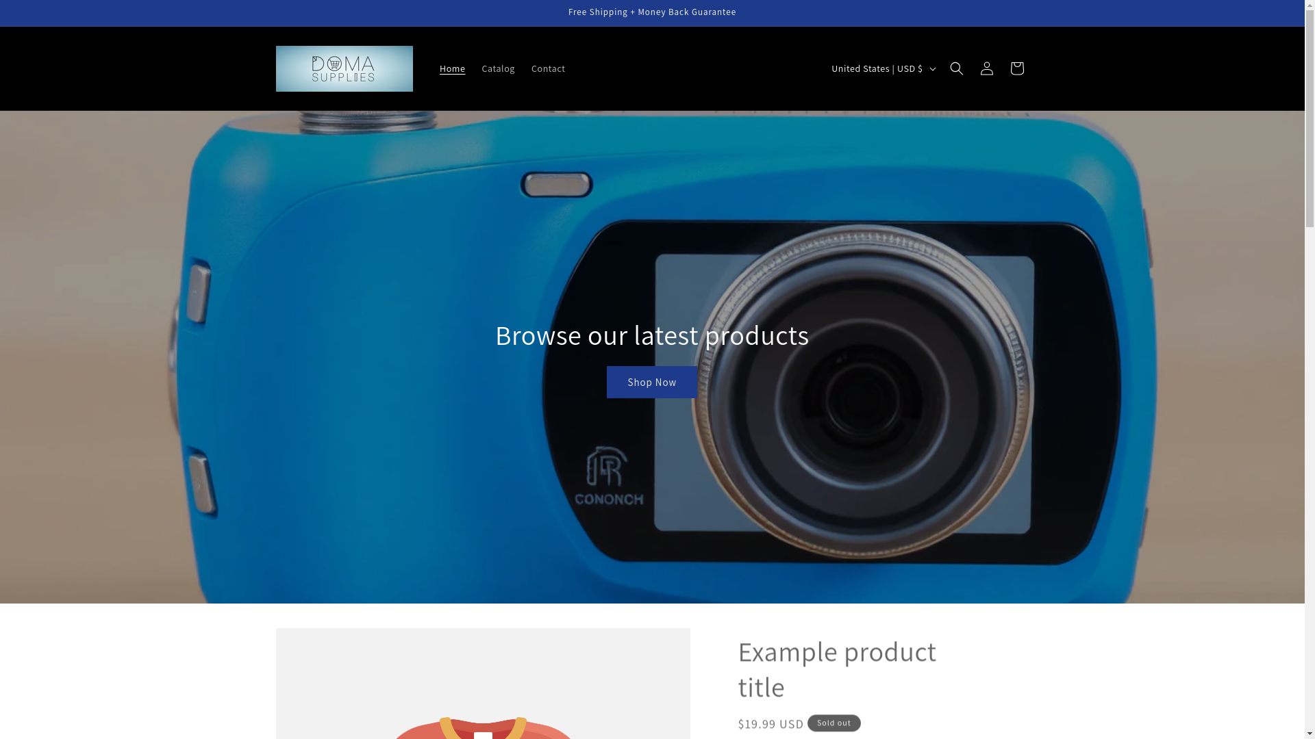 website screenshot of https://doma-store.net/