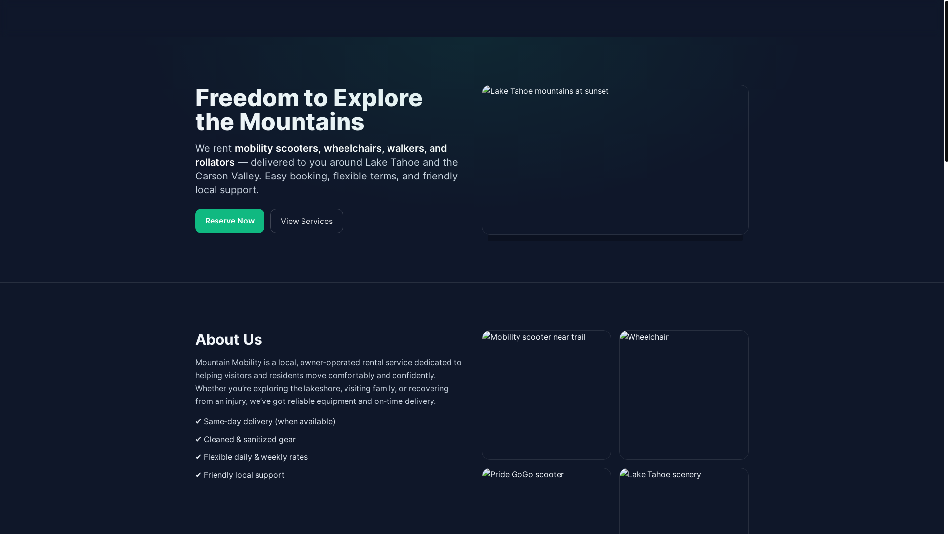website screenshot of https://mountainmobility.pages.dev/