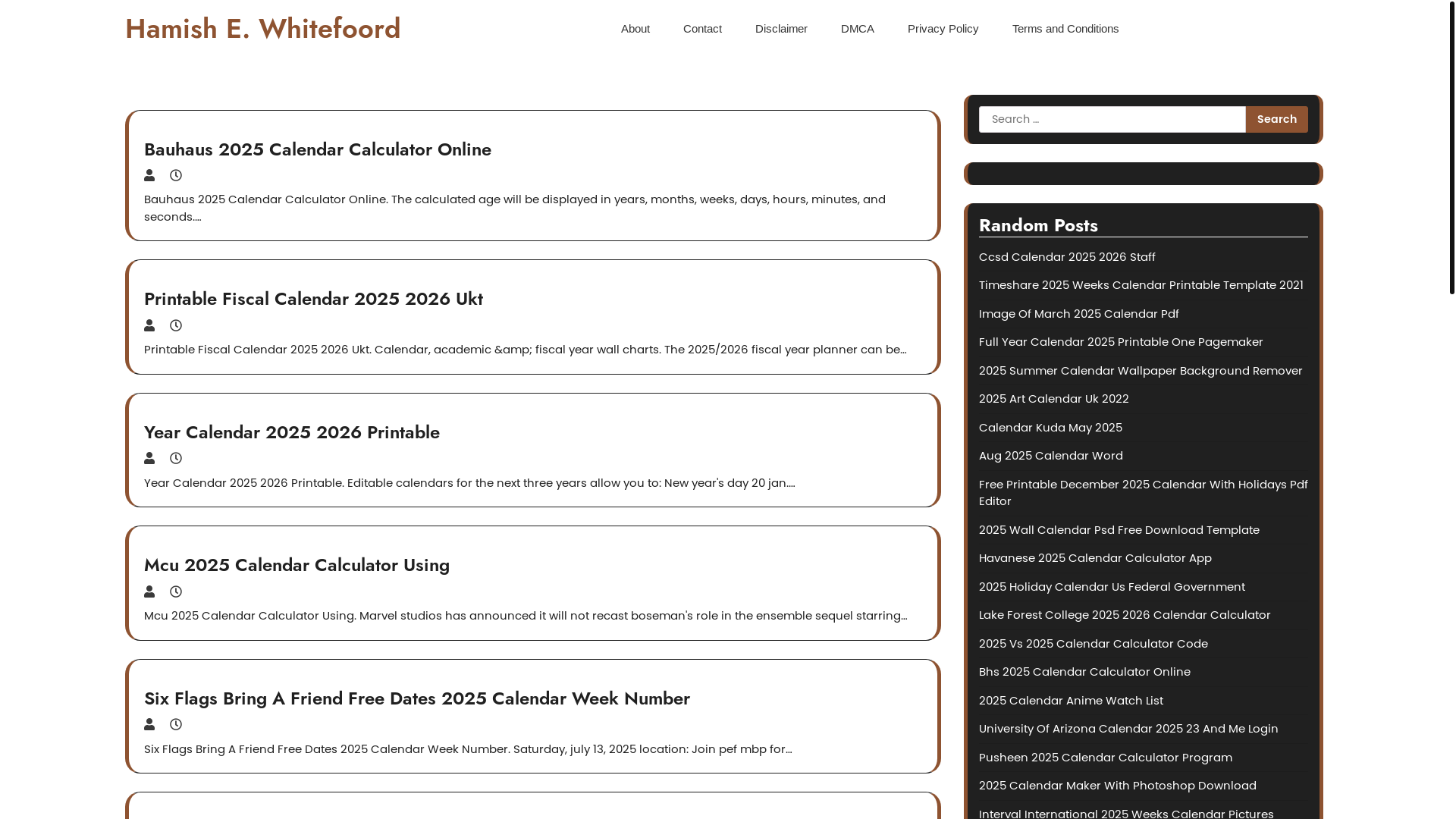 website screenshot of https://hamishewhitefoord.pages.dev/