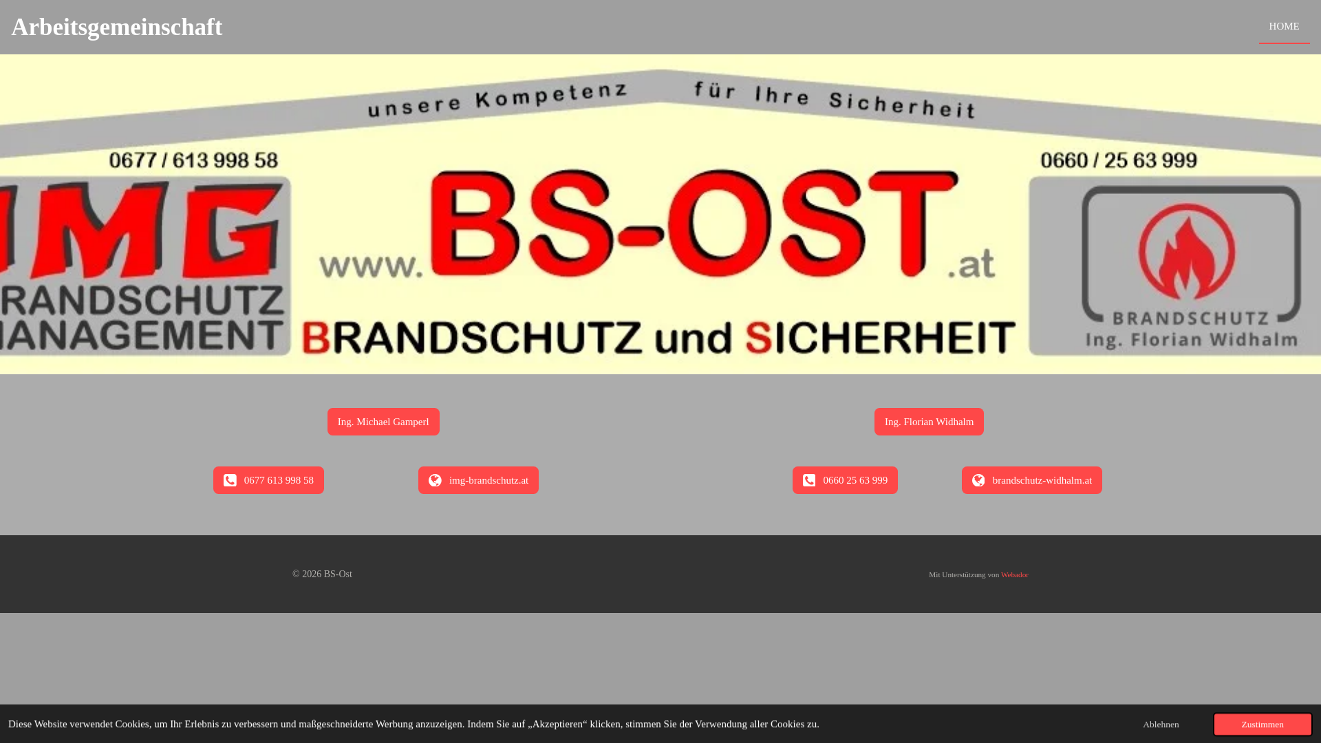 website screenshot of https://bs-ost.at