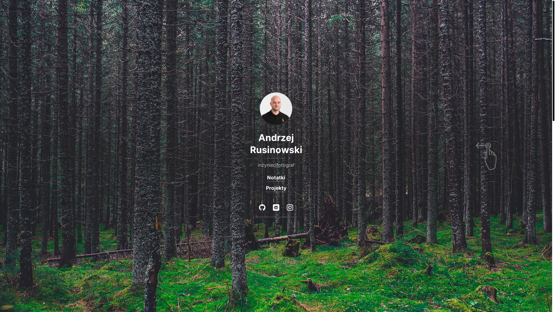 website screenshot of https://andrzejrusinowski-pl.pages.dev/