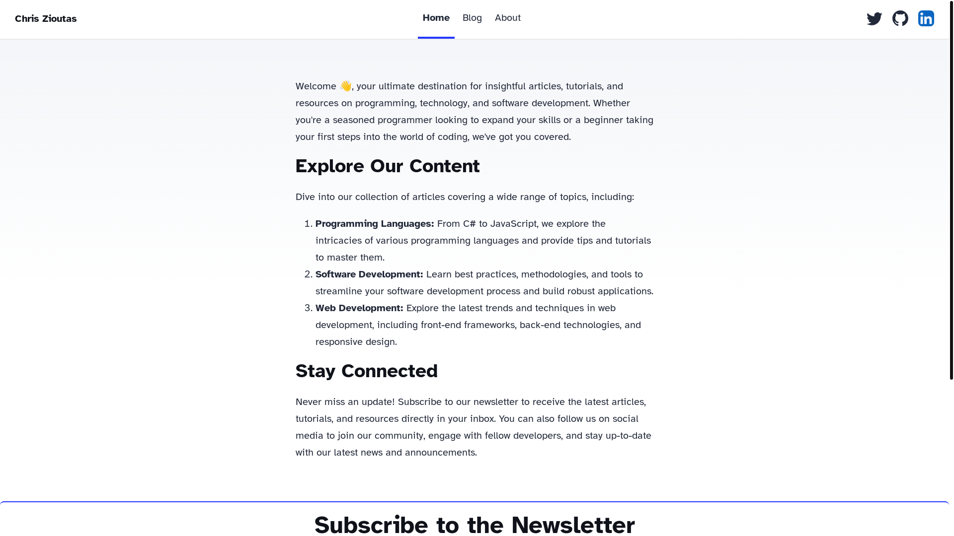 website screenshot of https://czioutas-tech.pages.dev/