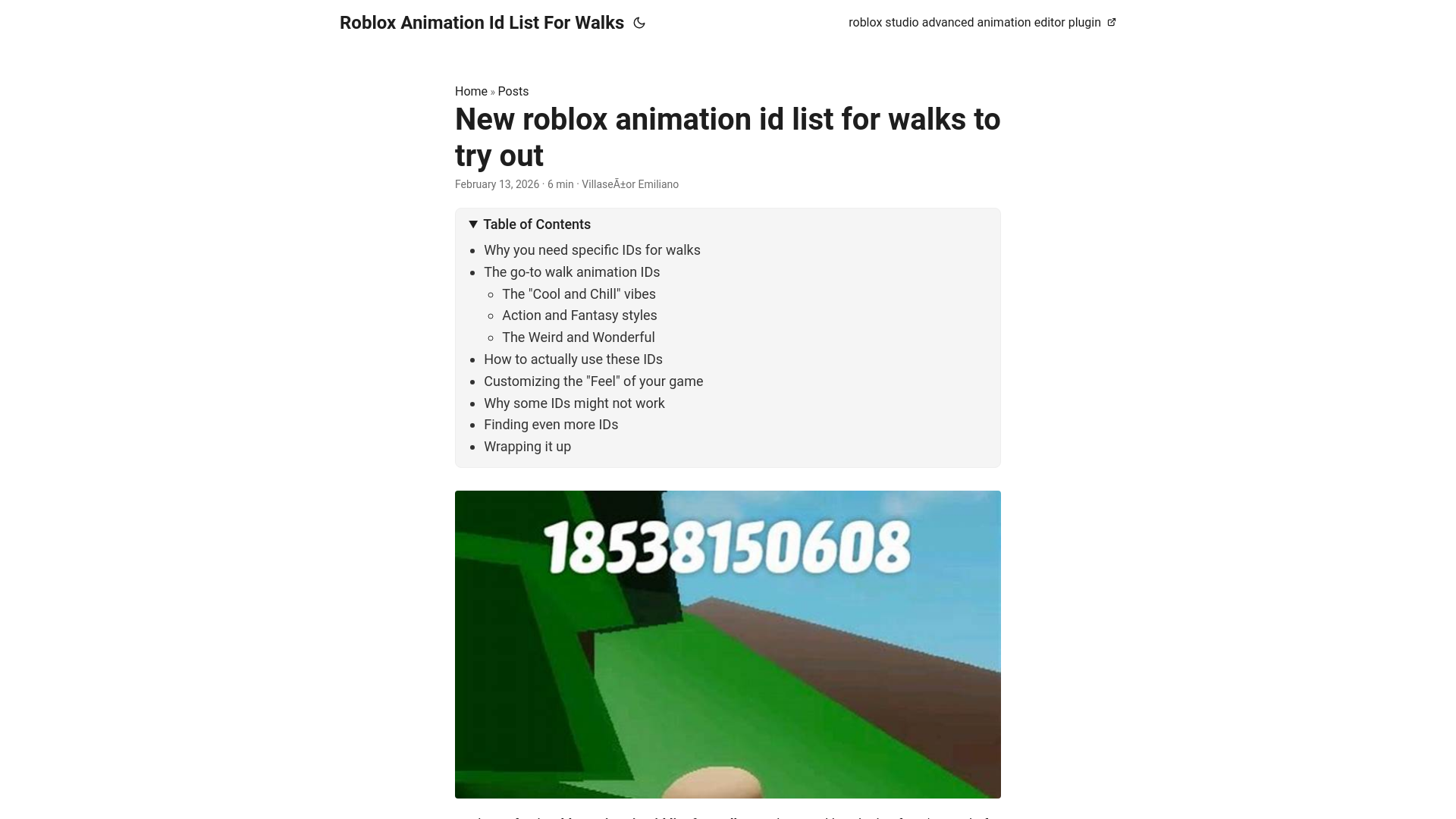 website screenshot of https://roblox-animation-id-list-for-walks.pages.dev/