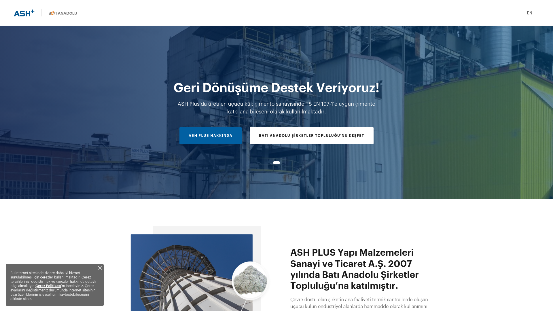 website screenshot of https://ecowest.com.tr/