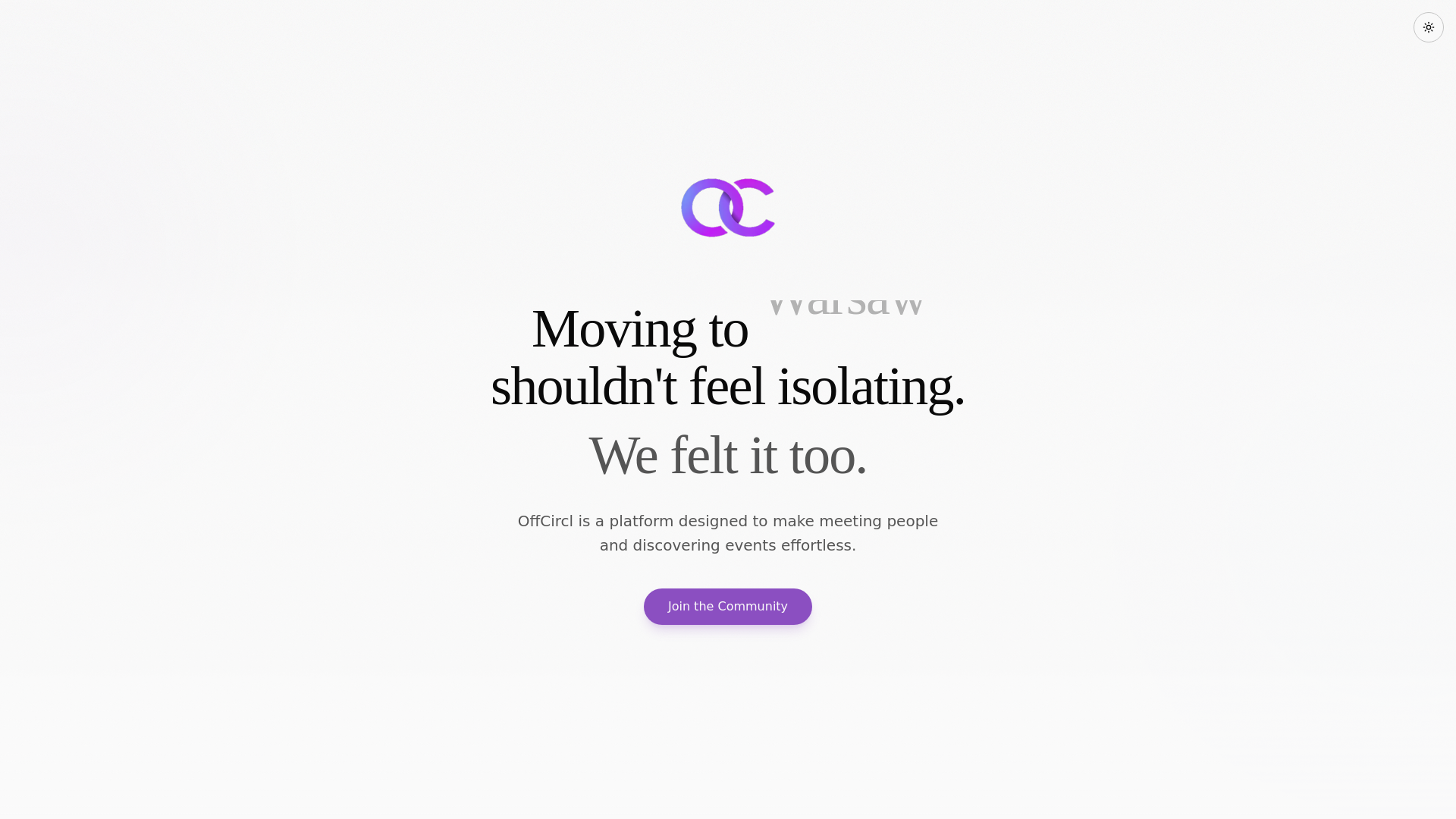website screenshot of https://offcircl-website.pages.dev/