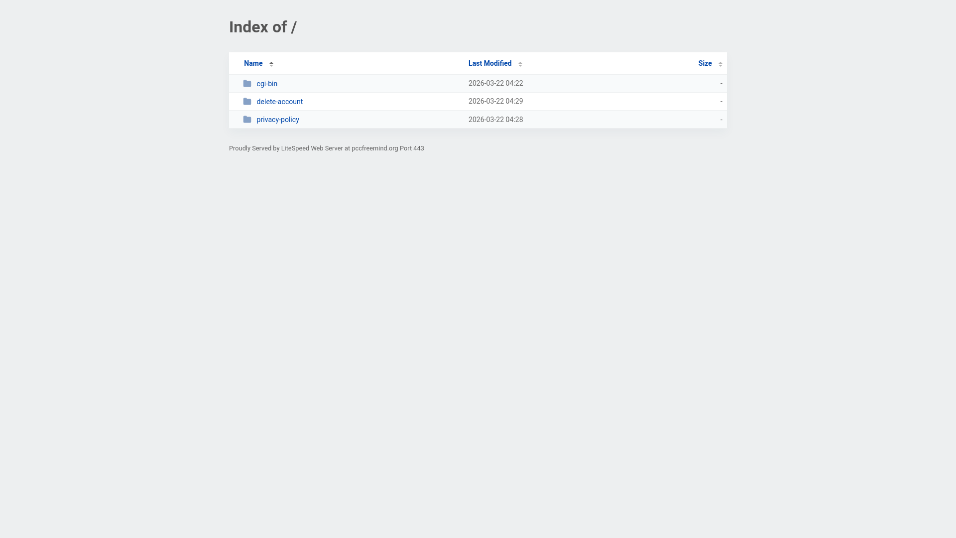 website screenshot of https://pccfreemind.org/