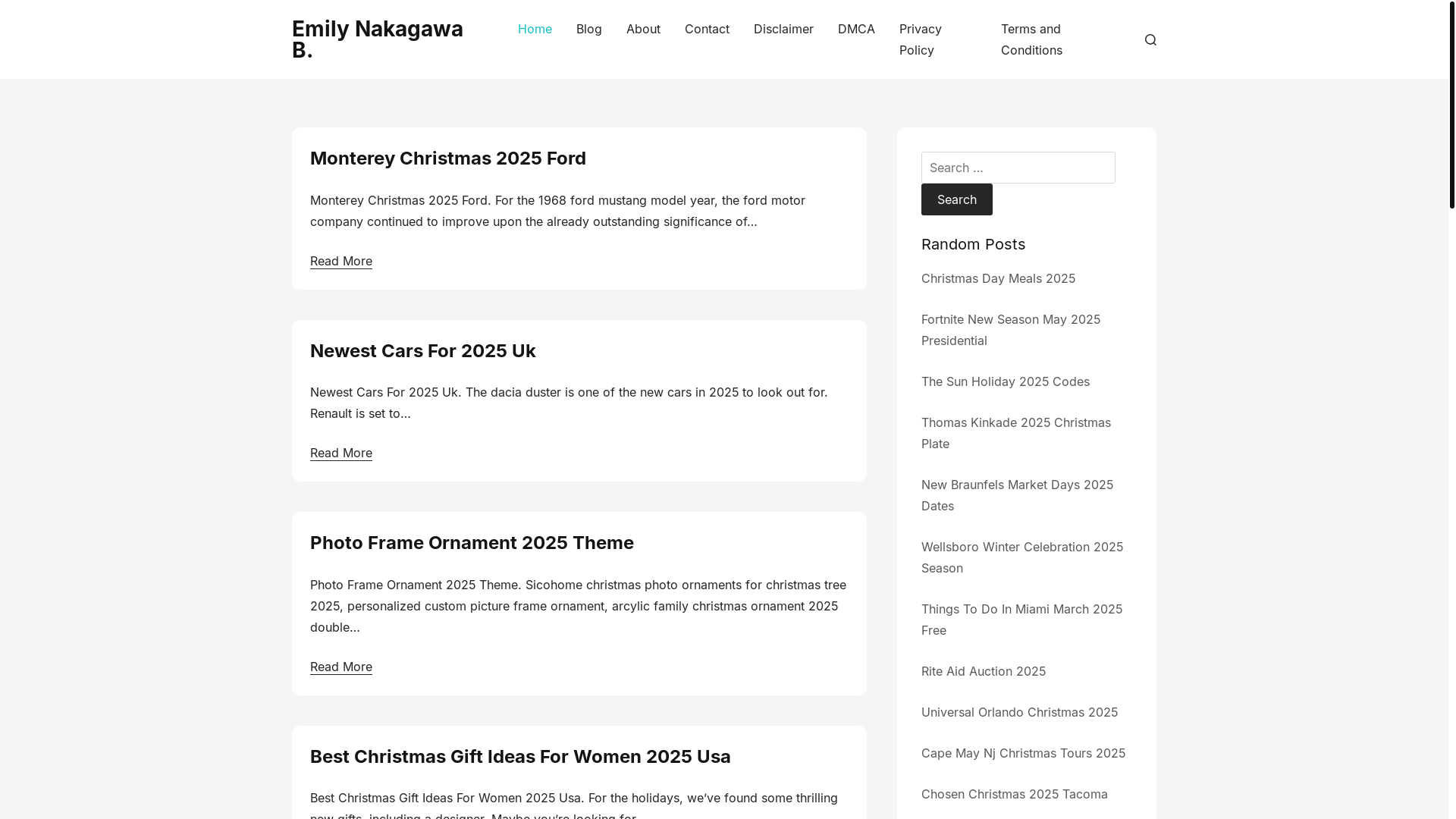 website screenshot of https://emilynakagawab.pages.dev/
