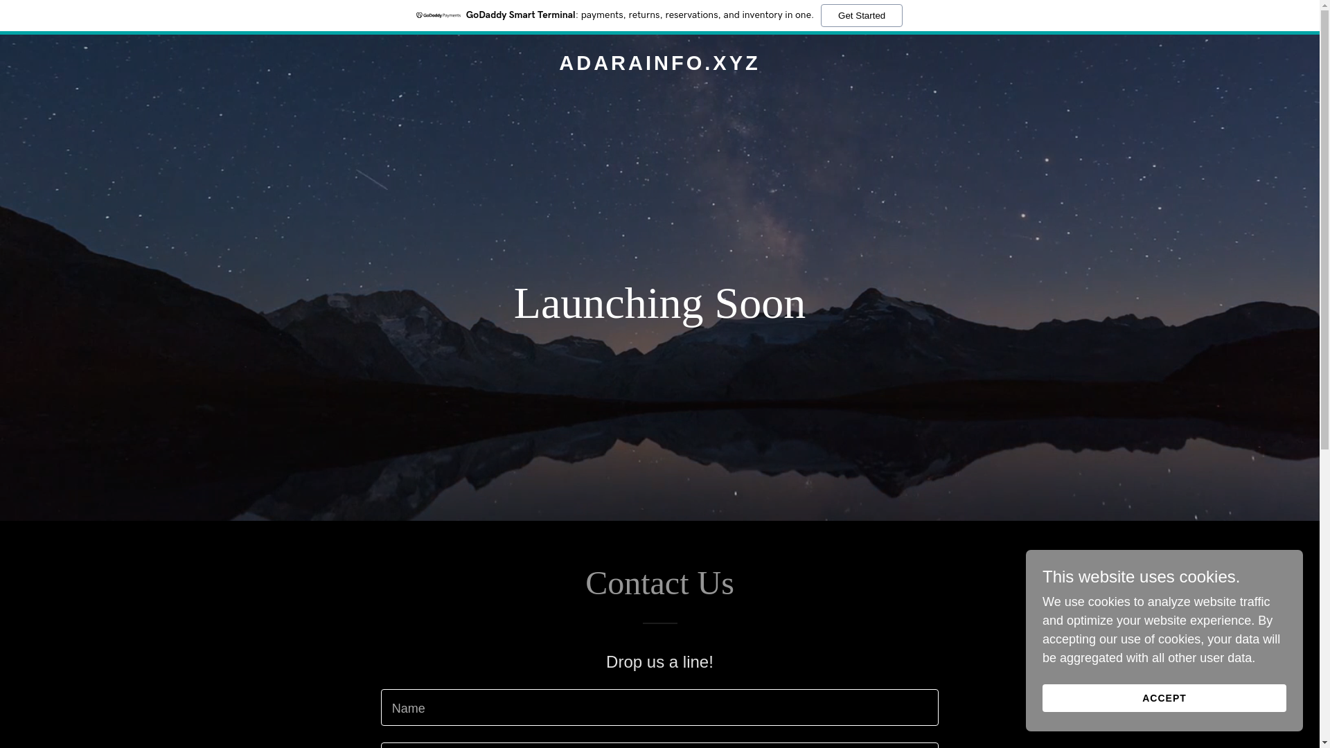 website screenshot of https://adarainfo.xyz/