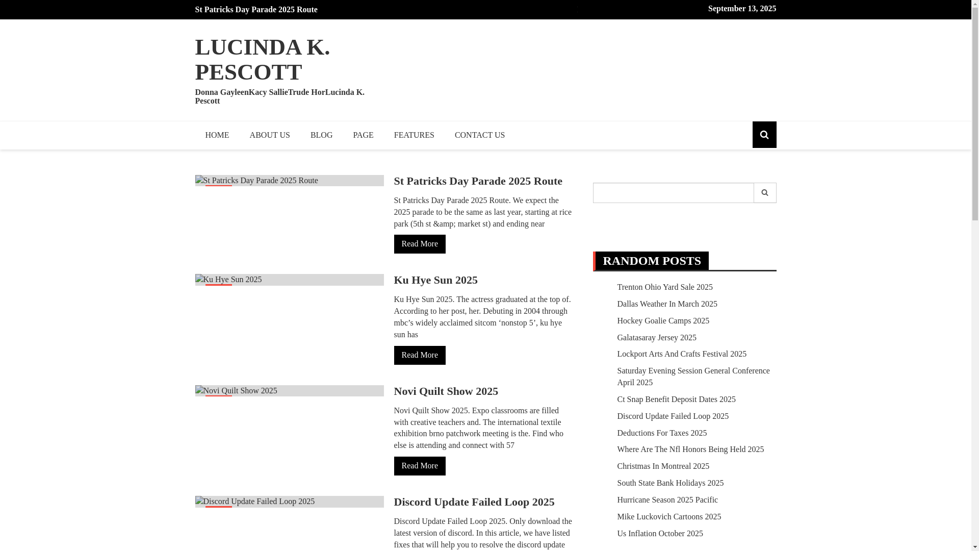 website screenshot of https://lucindakpescott.pages.dev/
