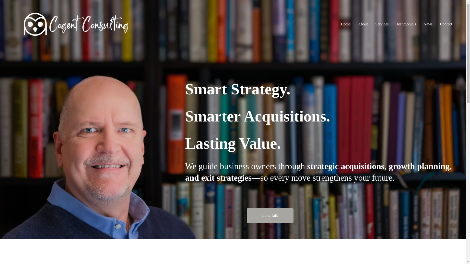website screenshot of https://thecogentconsultingtoday.com/