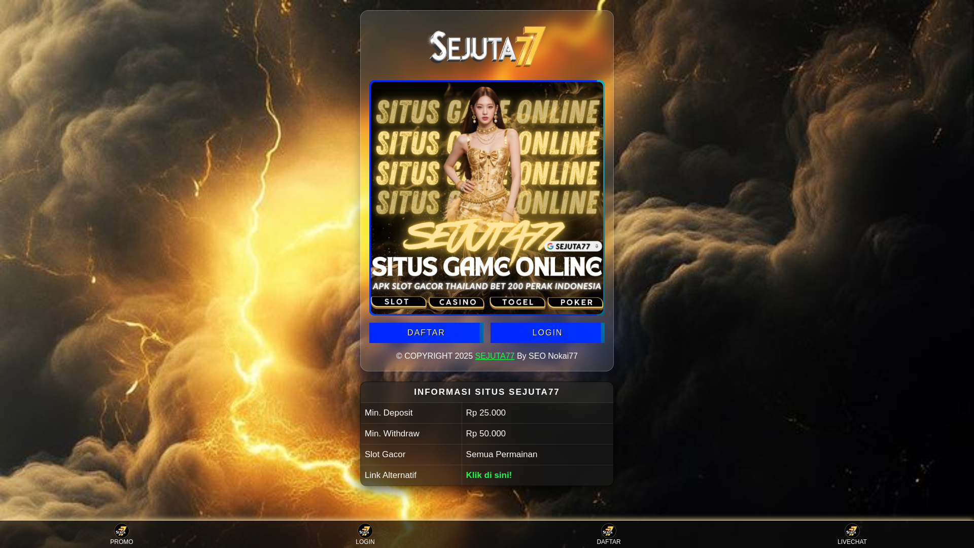 website screenshot of https://yangpuasabanyakpahala.pages.dev/