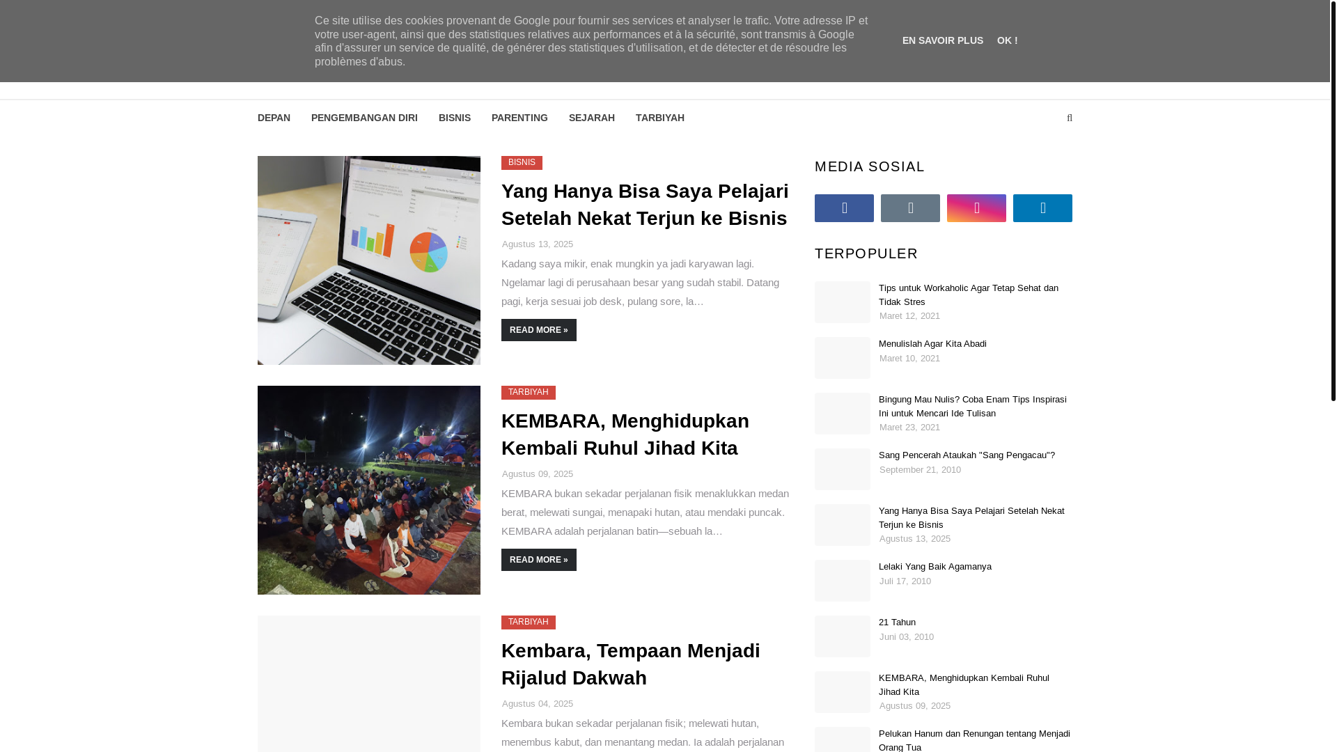 website screenshot of https://gieirawan.com/