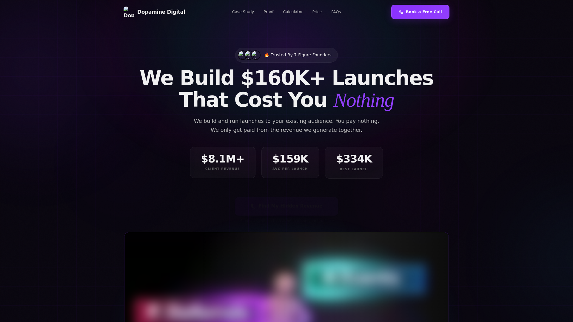website screenshot of https://dopamine-launch.pages.dev/
