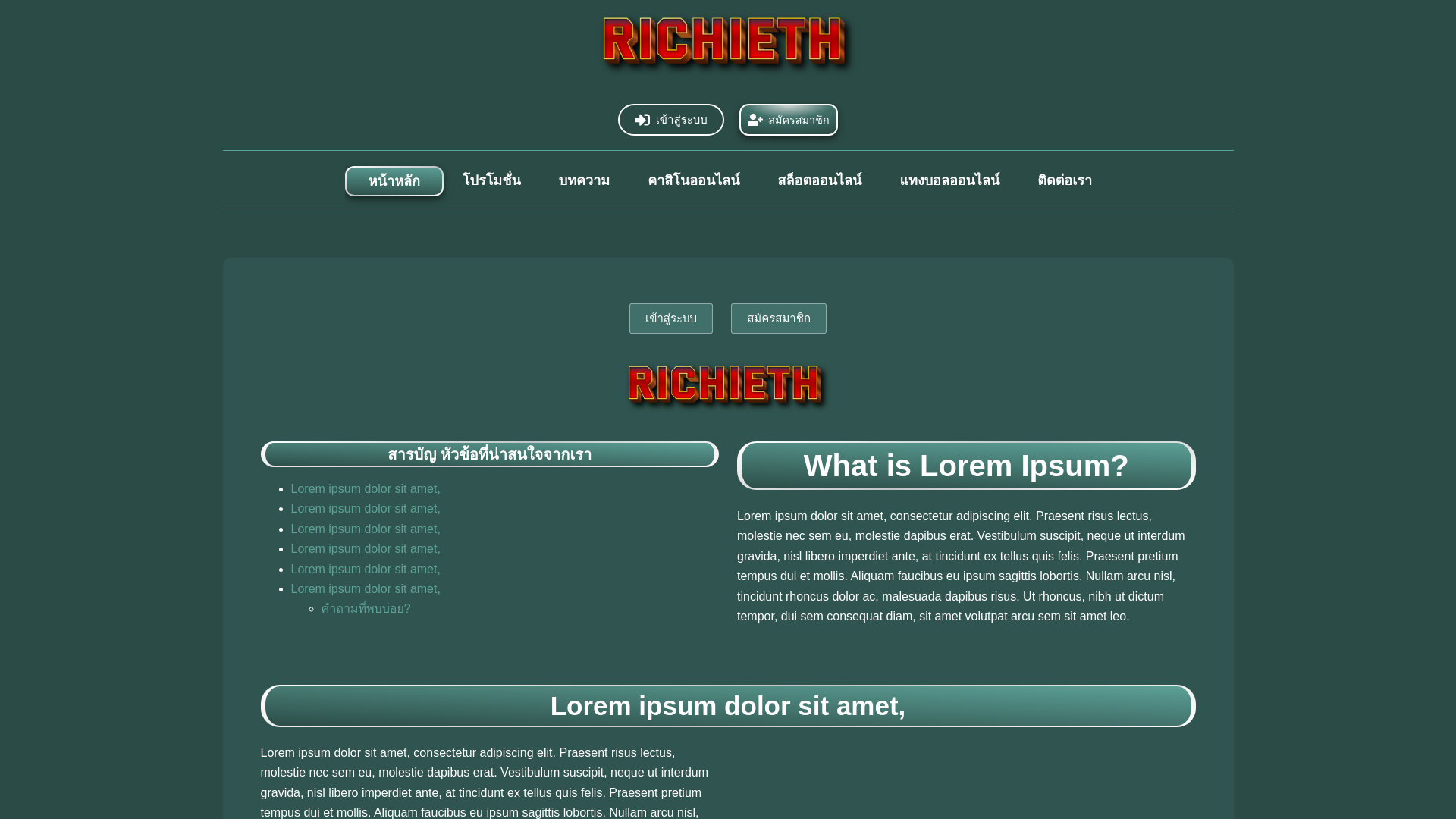 website screenshot of https://richie-th.com/