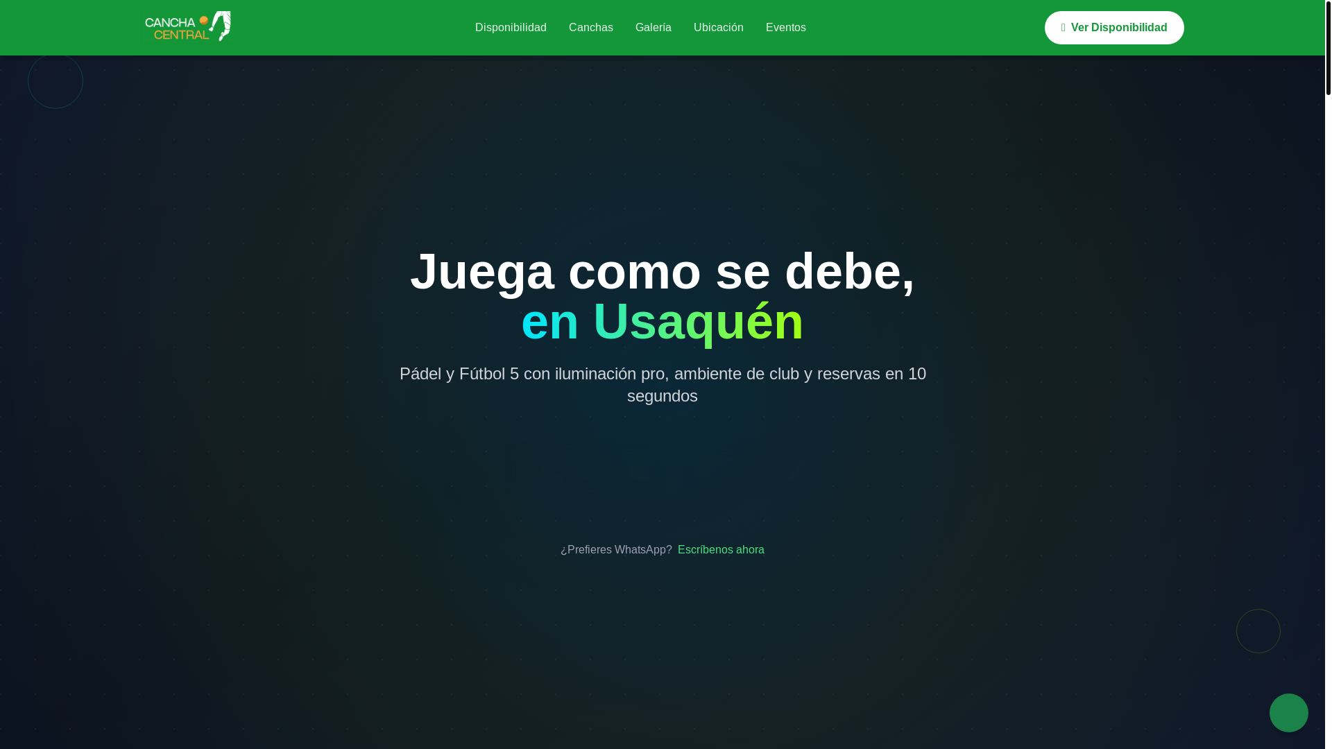 website screenshot of https://bluepadel.co/