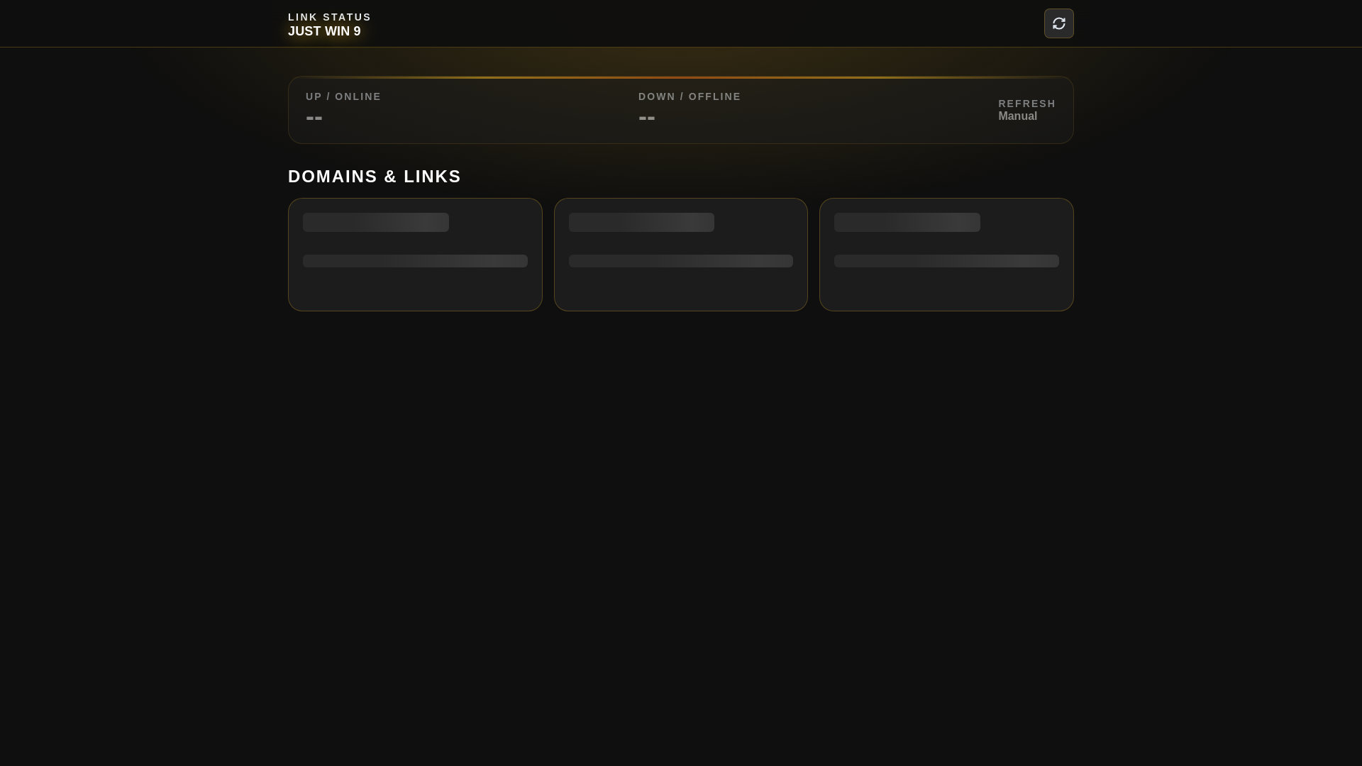website screenshot of https://justwin9-status.pages.dev/