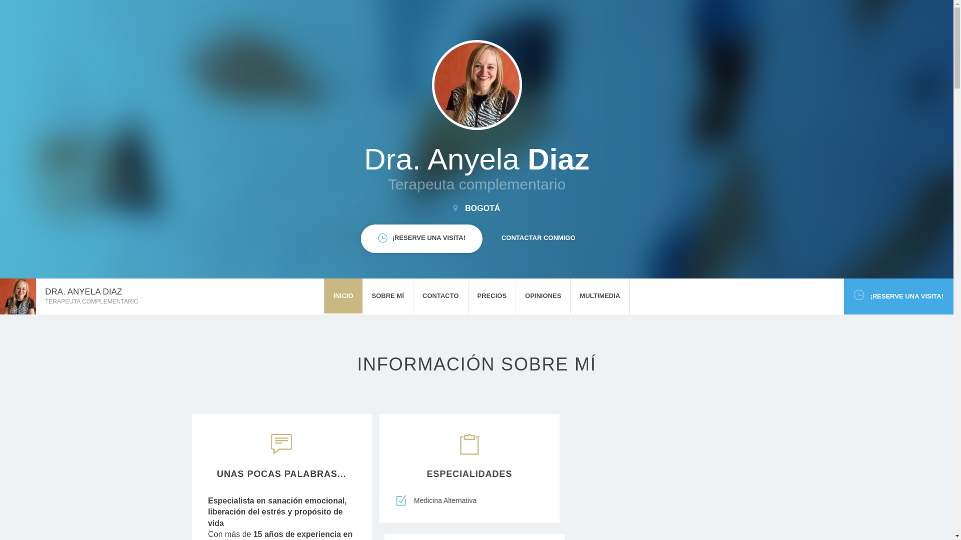 website screenshot of https://draanyeladiazmentora.com/