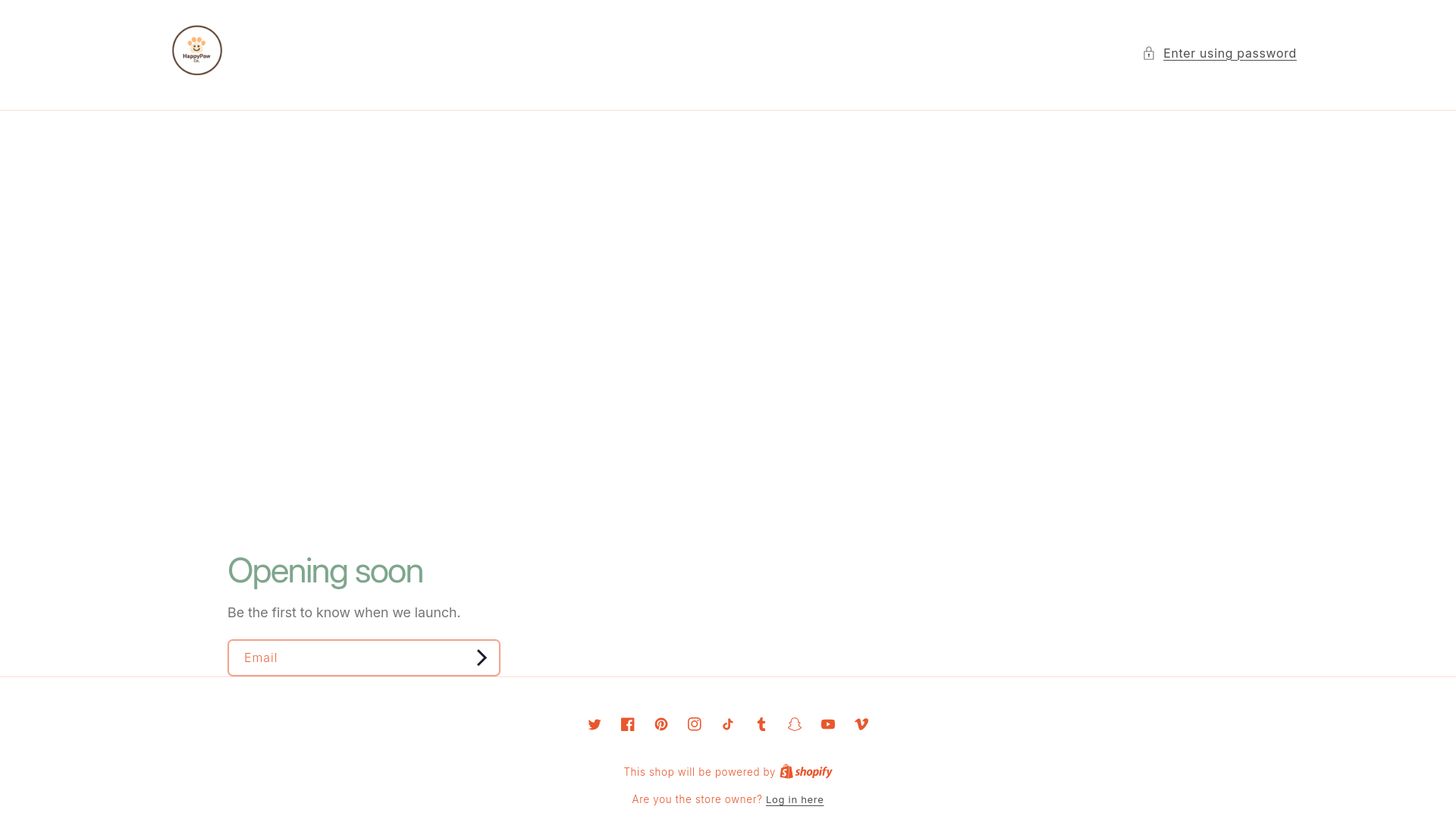 website screenshot of https://happypawco.us/