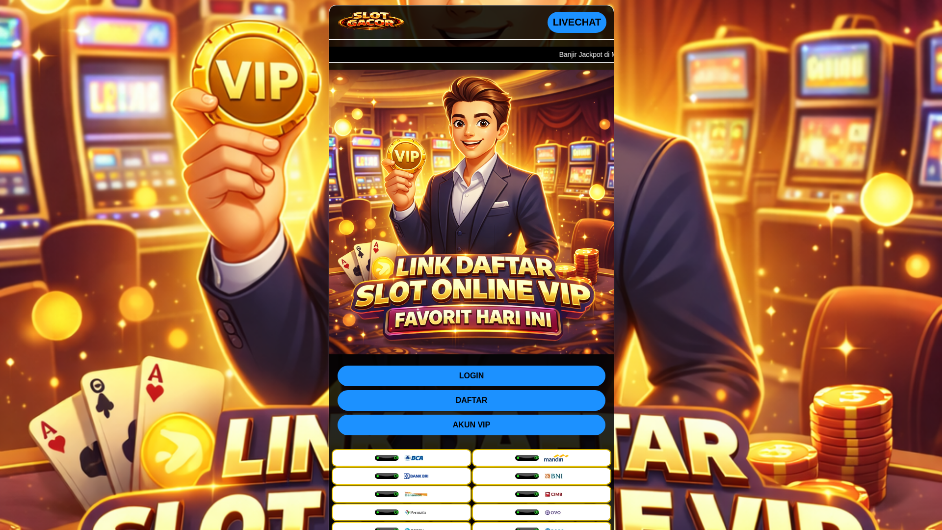 website screenshot of https://mega188sans.site/