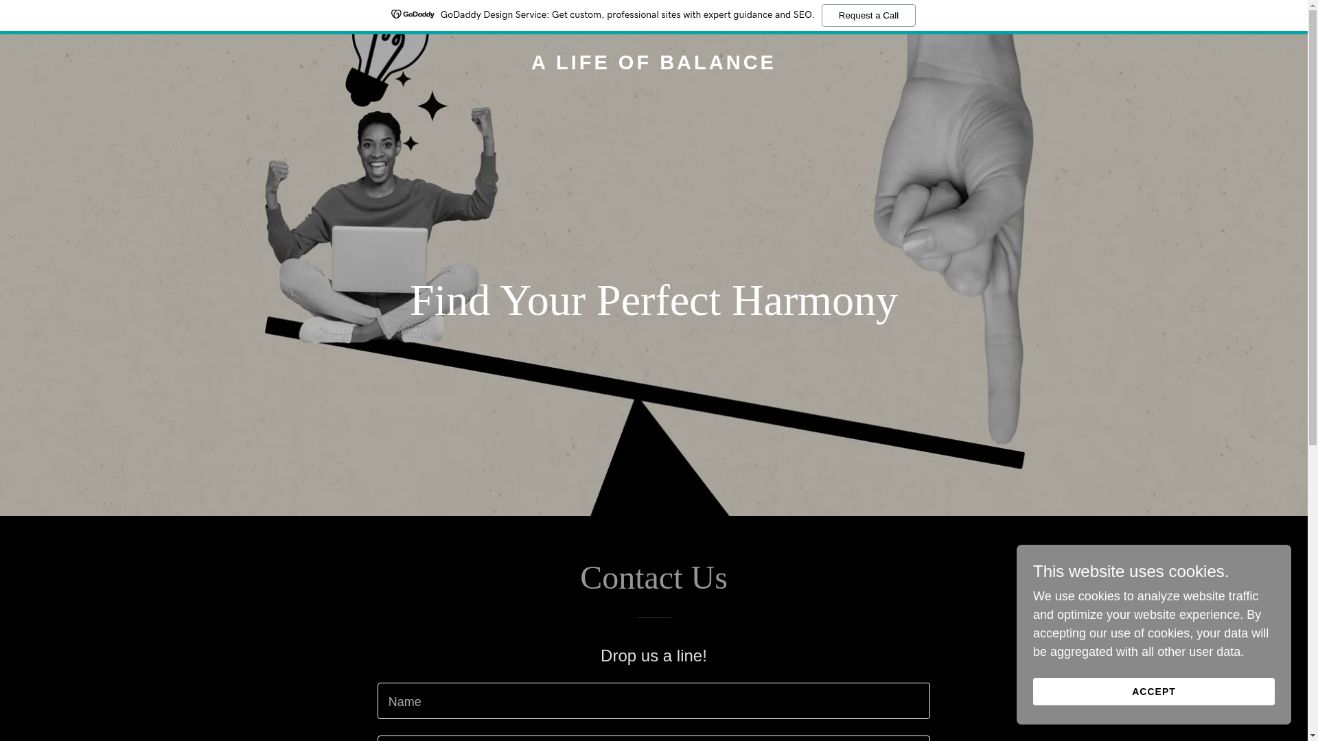 website screenshot of https://alifeofbalance.net/