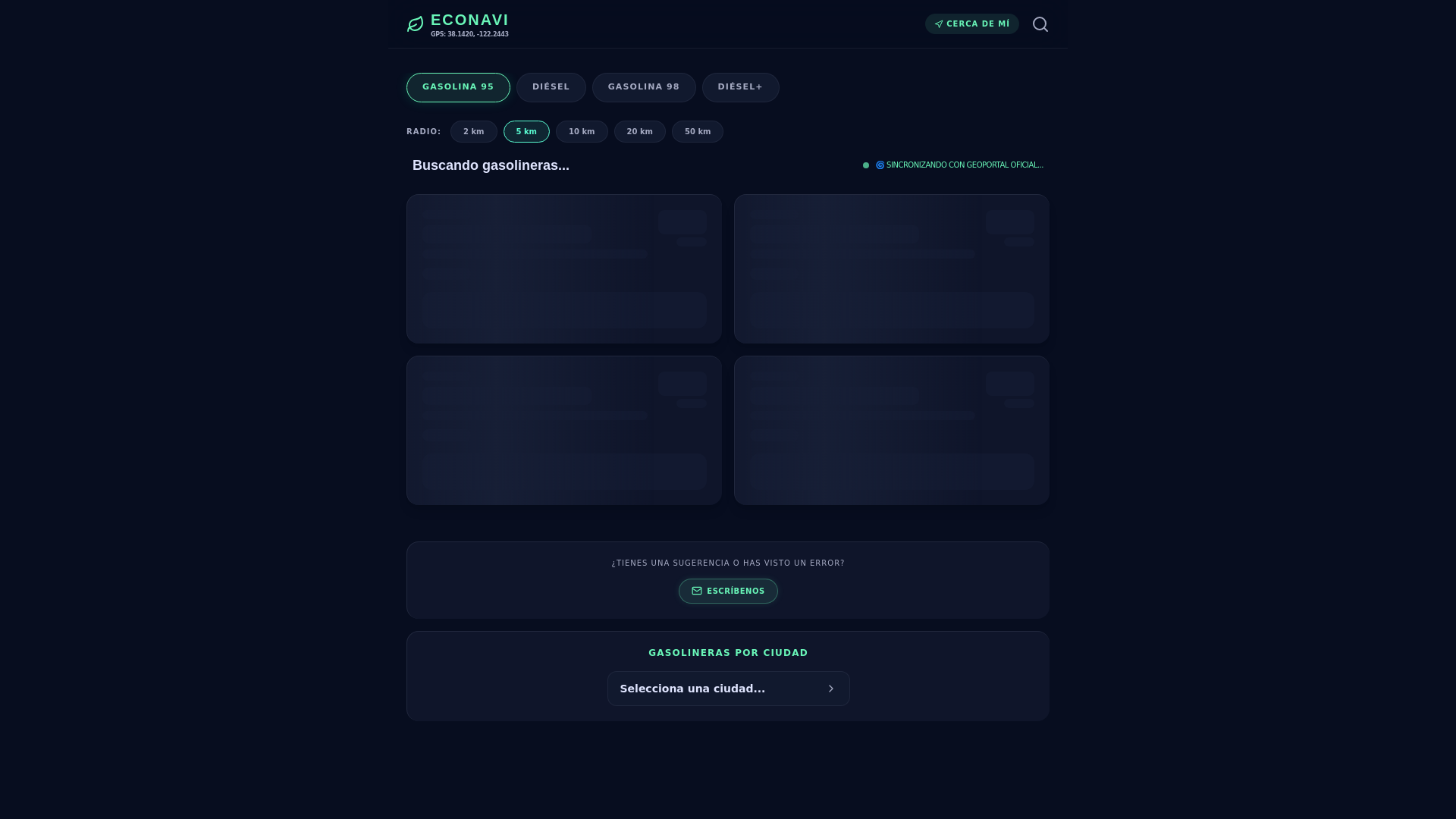 website screenshot of https://gasolinera-a6h.pages.dev/