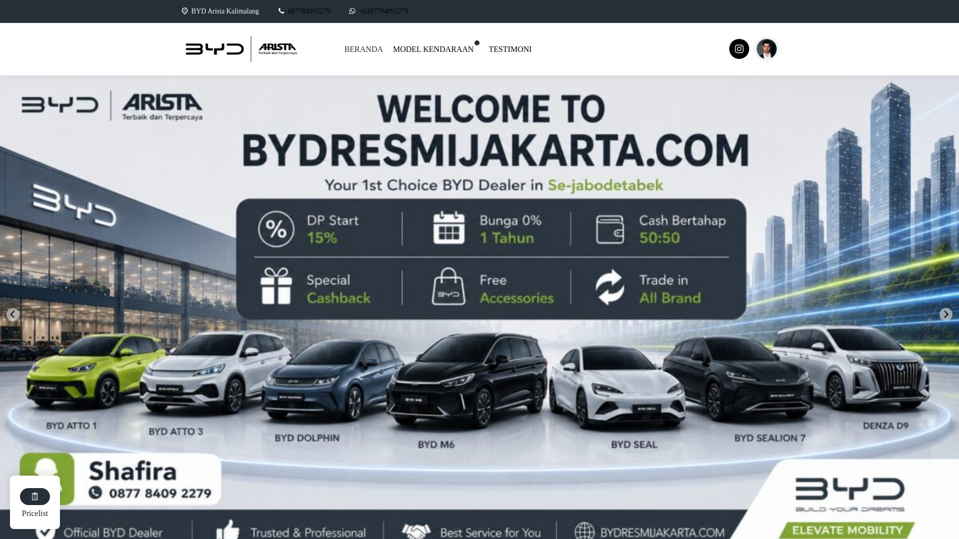 website screenshot of https://bydresmijakarta.com/
