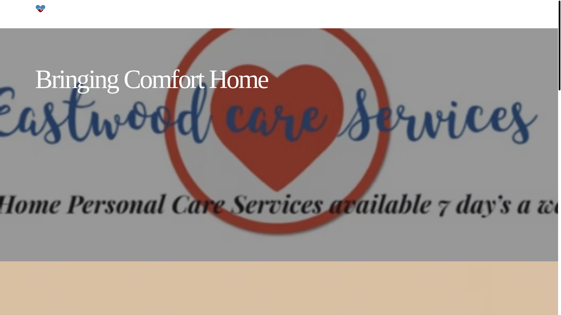 website screenshot of https://eastwoodcareservices.com/