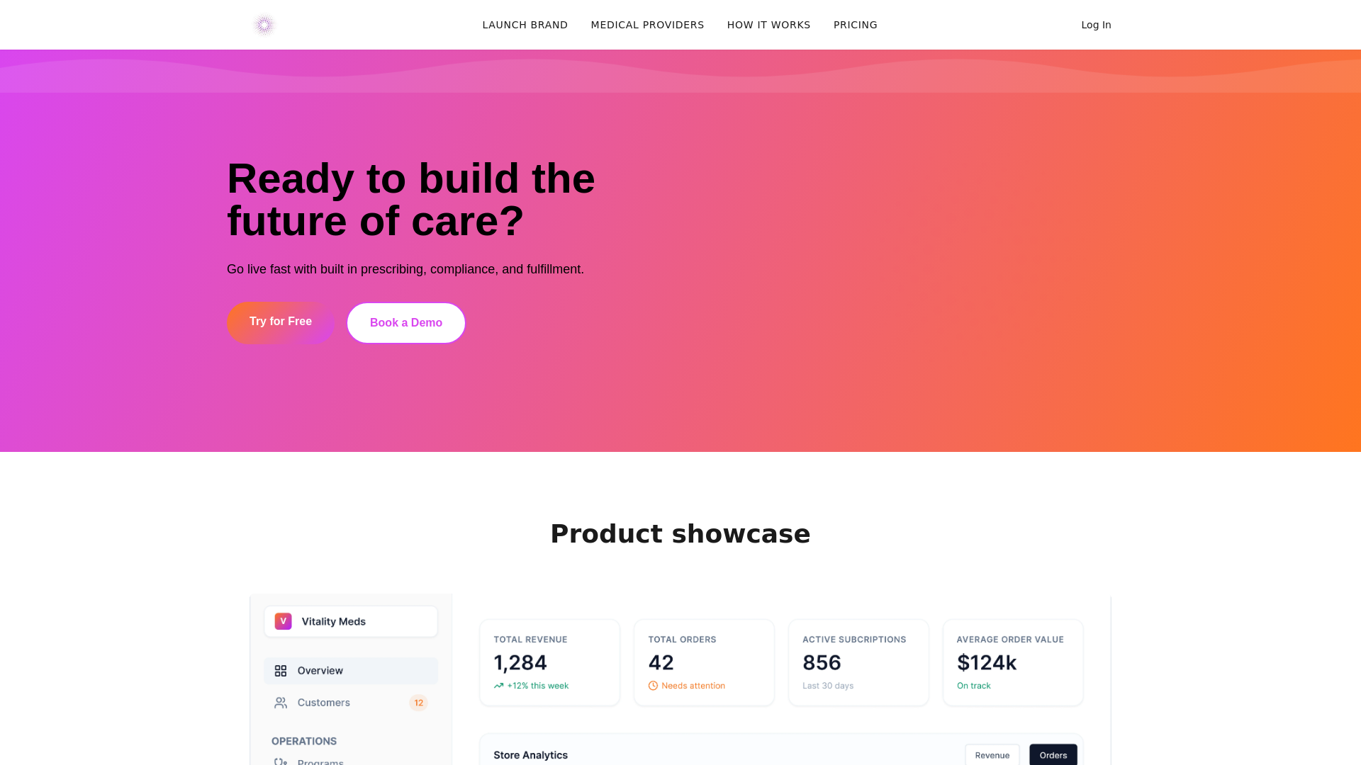 website screenshot of https://fuse-health-62a546fa.pages.dev/