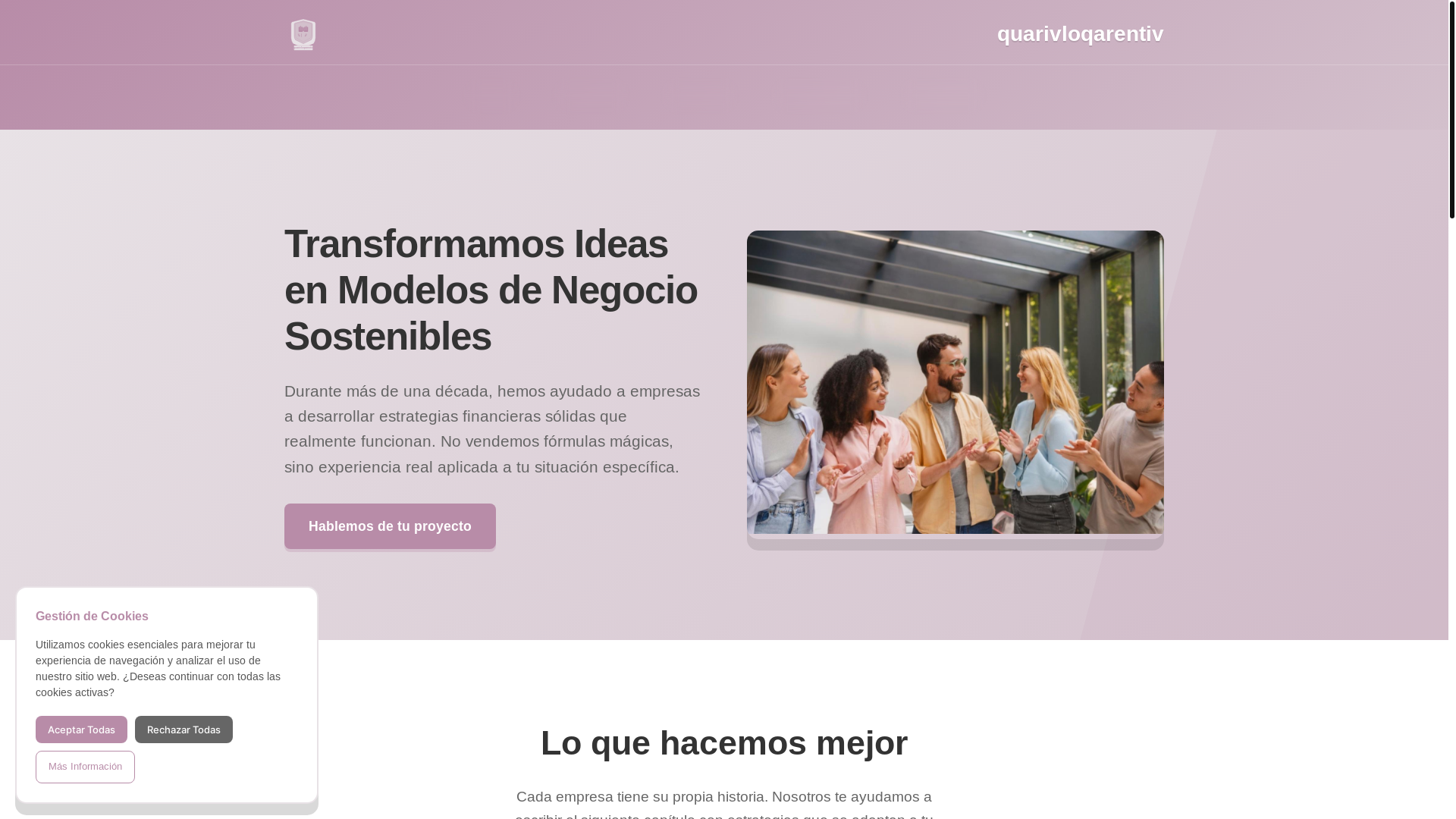 website screenshot of https://quarivloqarentiv.com/