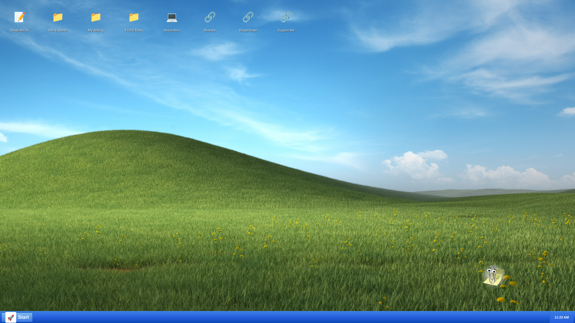 website screenshot of https://alexriven.online/