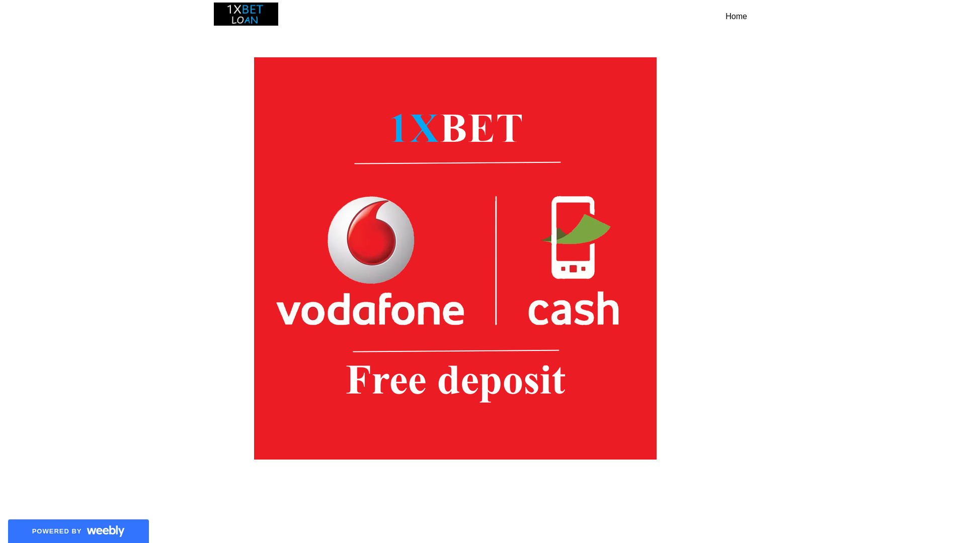 website screenshot of https://1xbetloan.weebly.com/