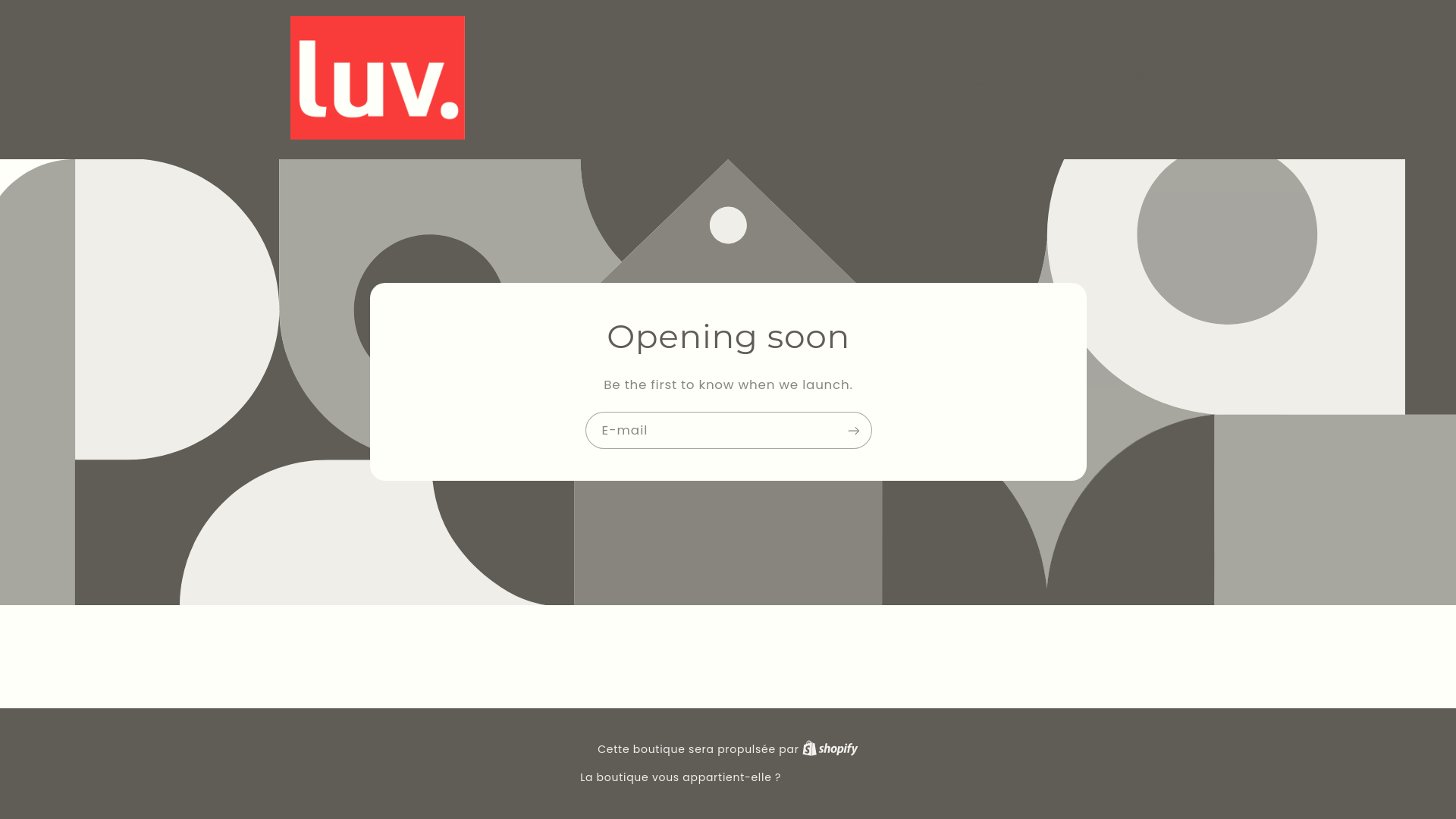 website screenshot of https://luv-skin.fr/