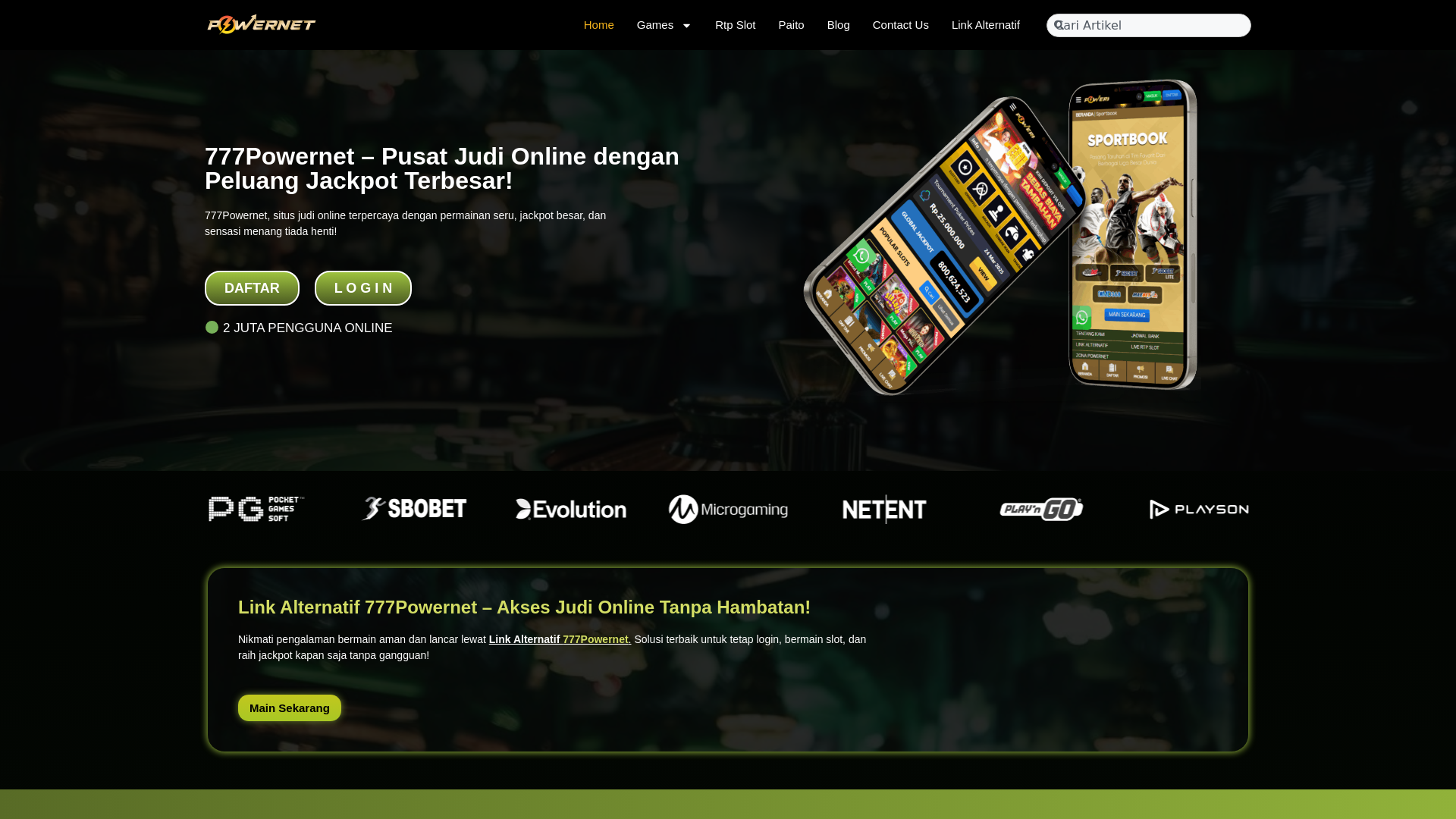 website screenshot of https://777powernetgo.xyz