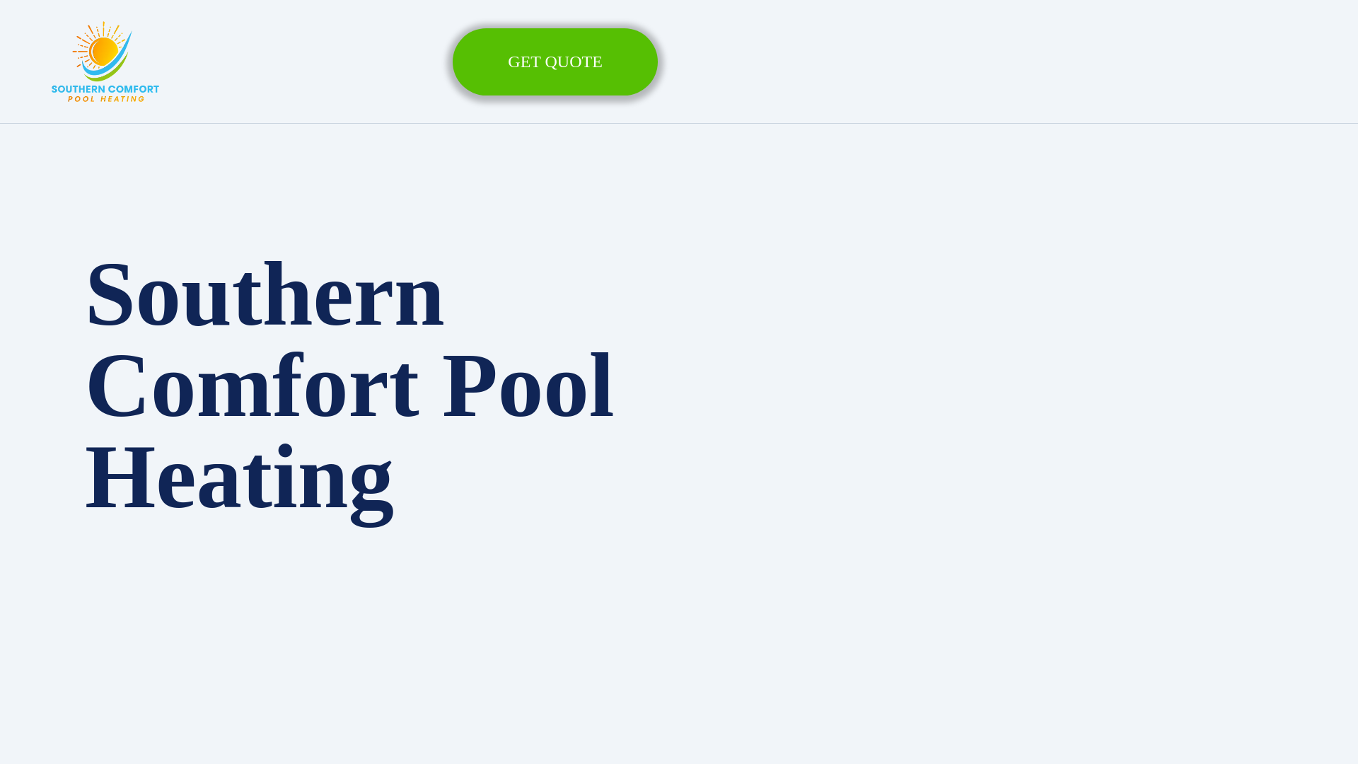 website screenshot of https://socopoolheating.com