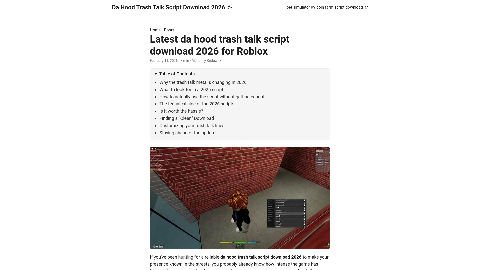 website screenshot of https://da-hood-trash-talk-script-download-2026.pages.dev/