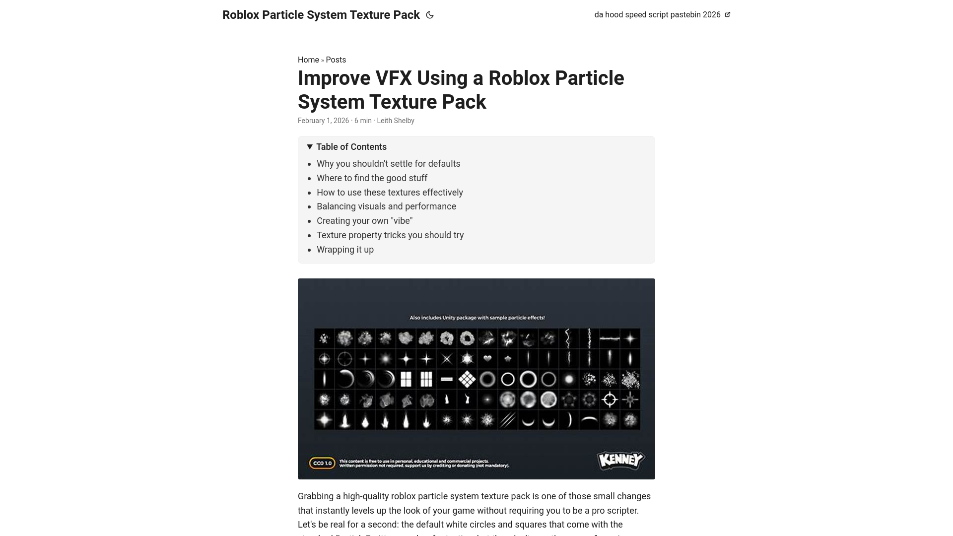 website screenshot of https://roblox-particle-system-texture-pack.pages.dev/