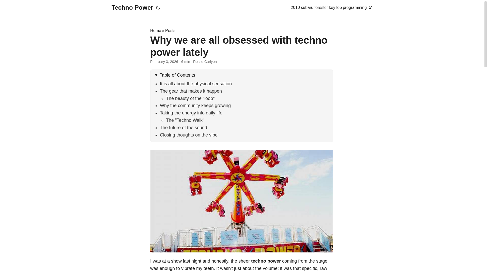 website screenshot of https://techno-power.pages.dev/