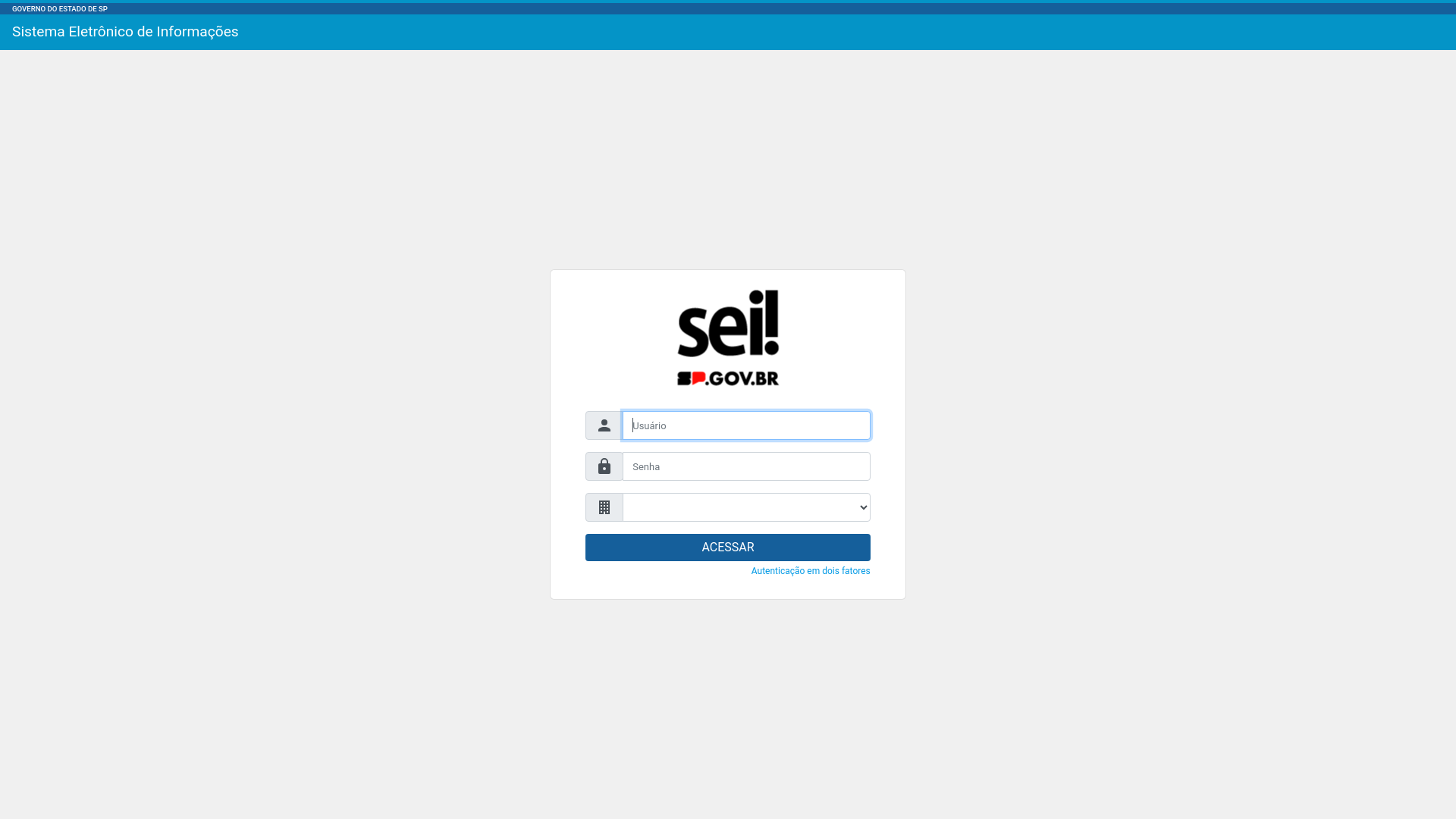 website screenshot of https://sei.sp.gov.br/