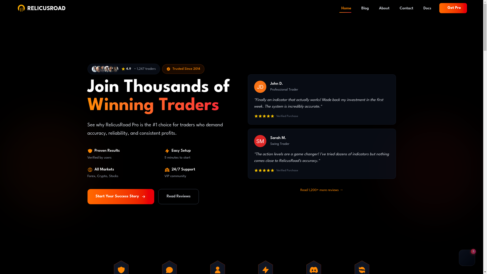 website screenshot of https://relicusroad-md-website.pages.dev/