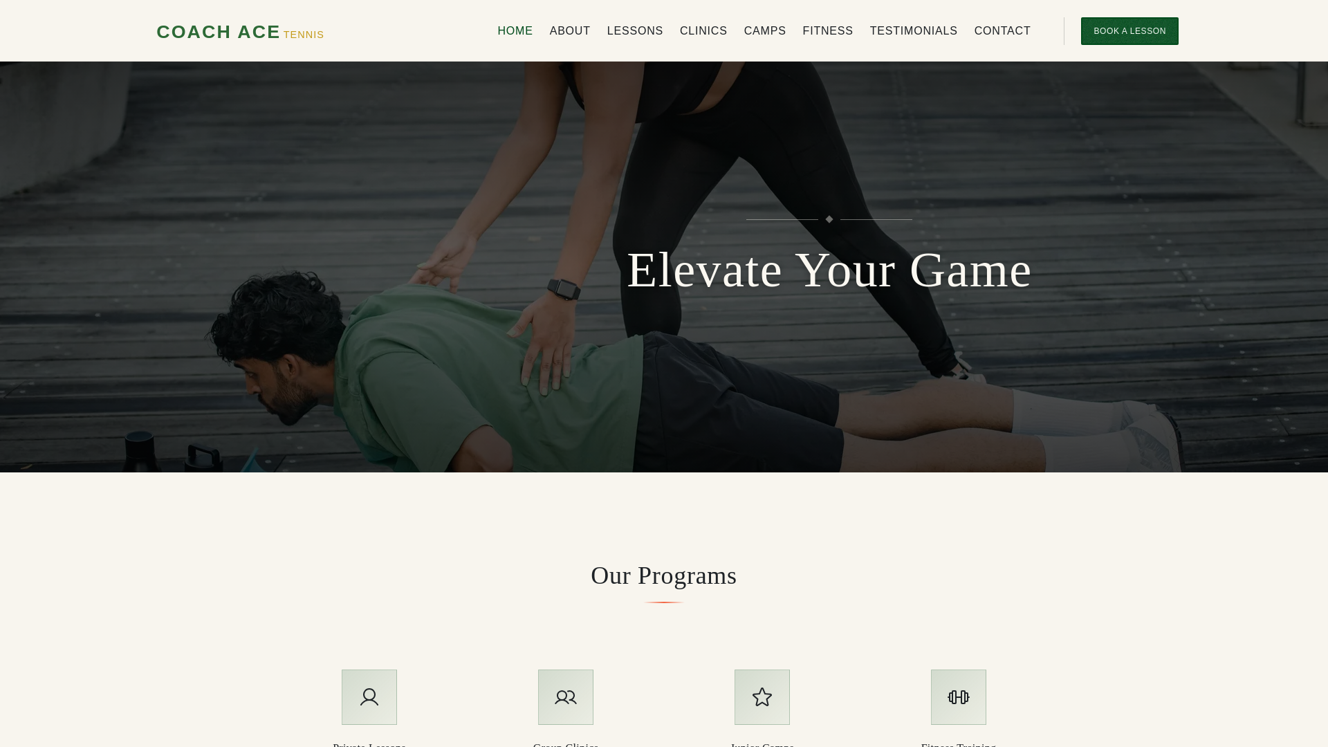 website screenshot of https://animas-tpl-tennis-coach-ace.pages.dev/