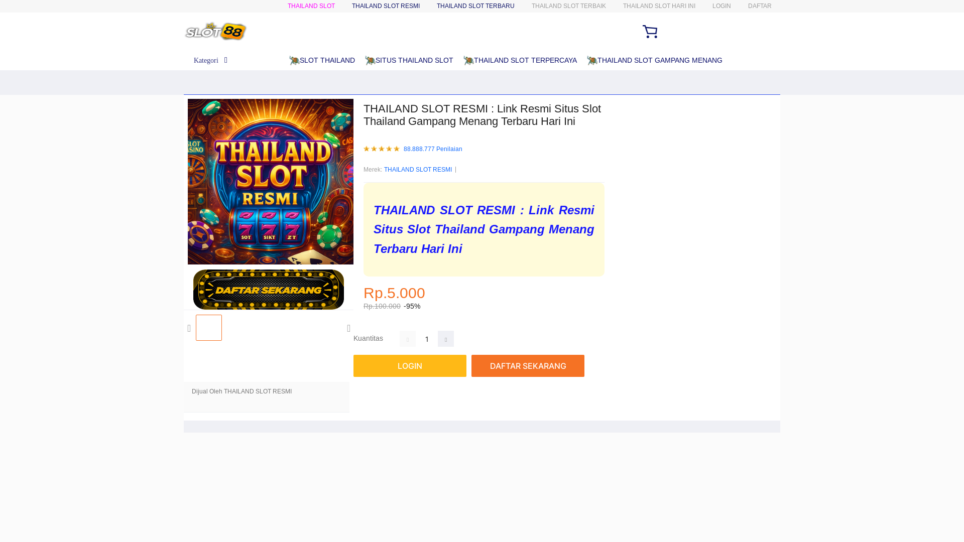 website screenshot of https://thailandslotresmi.pages.dev/